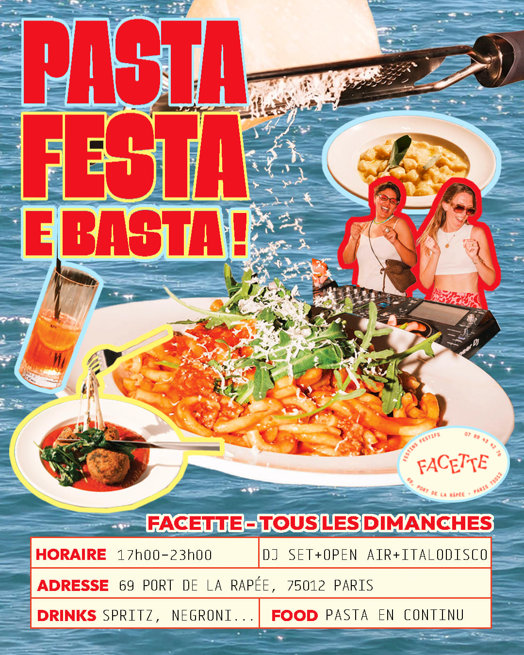 Pasta, Festa E Basta : Open Air & Pasta En Continu !