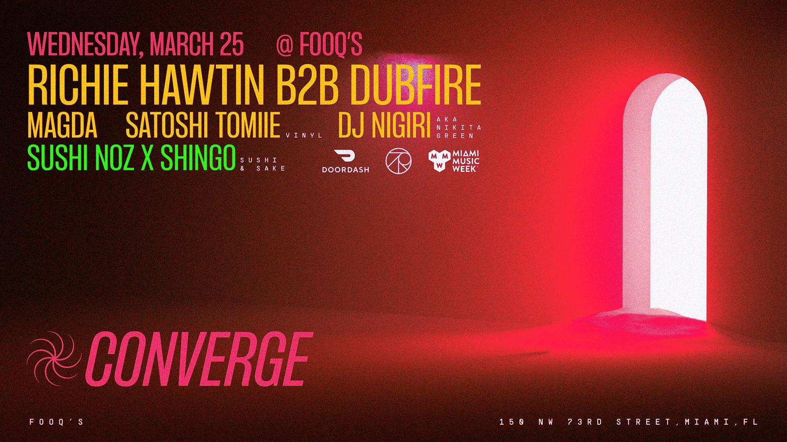 Fooqs — Converge: Richie Hawtin B2b Dubfire