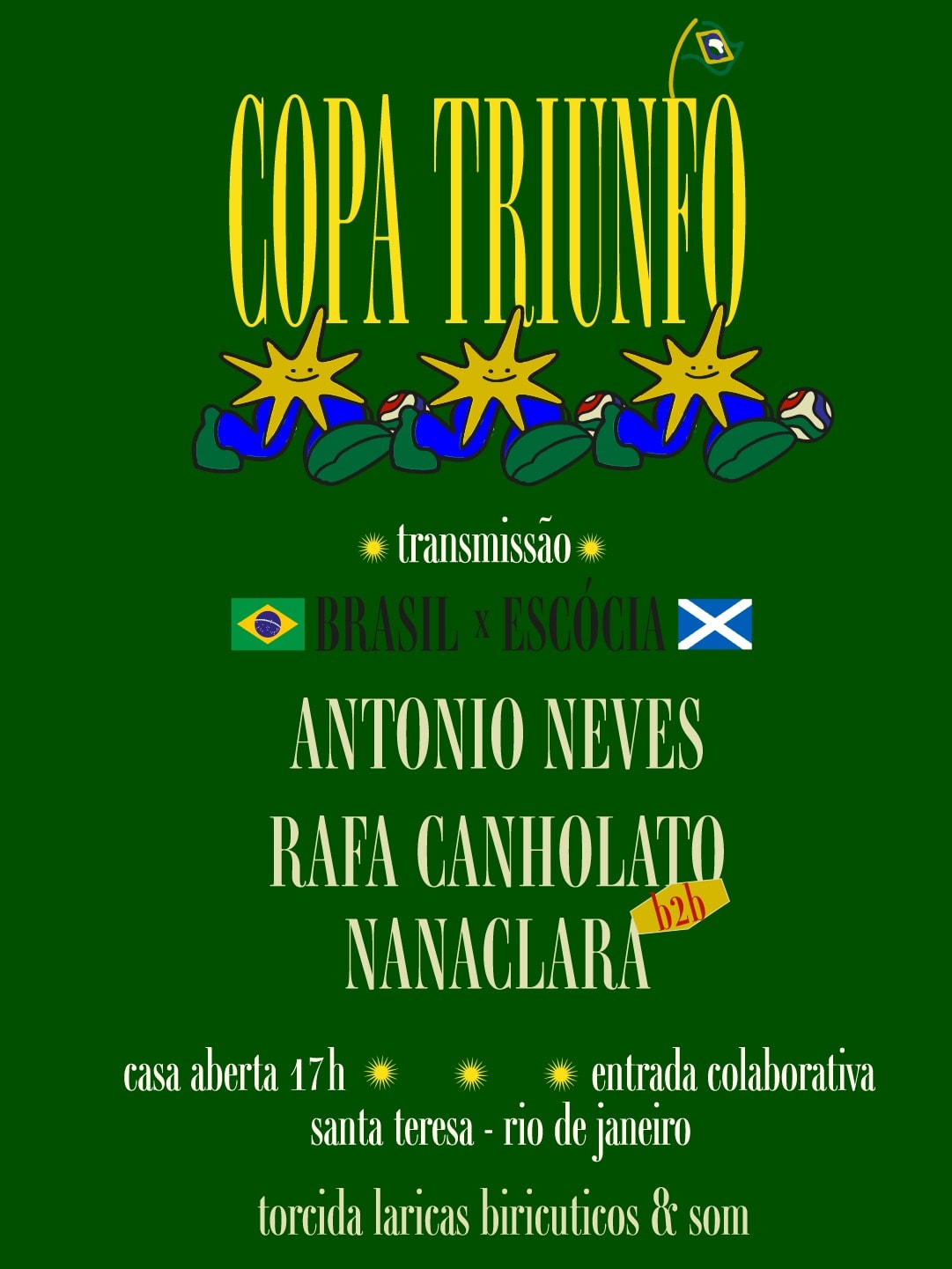 Copa Triunfo | Brasil X Escócia