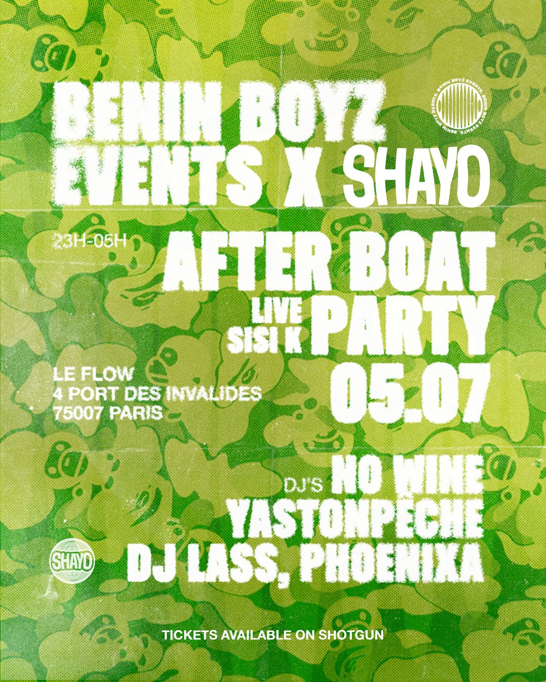 Benin Boyz X Shayo Presents After Boat Party - Live Sisik
