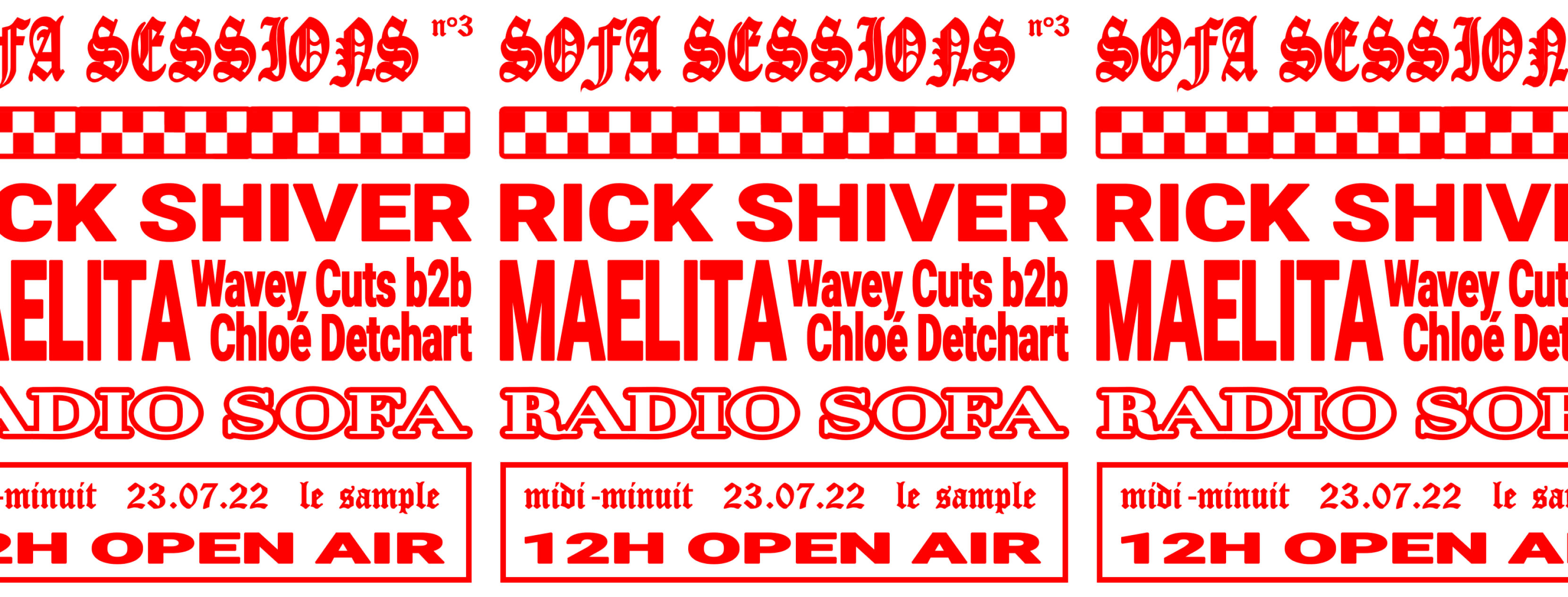 Sofa Sessions : Maelita, Rick Shiver, Wavey Cuts B2b Chloé Detchart