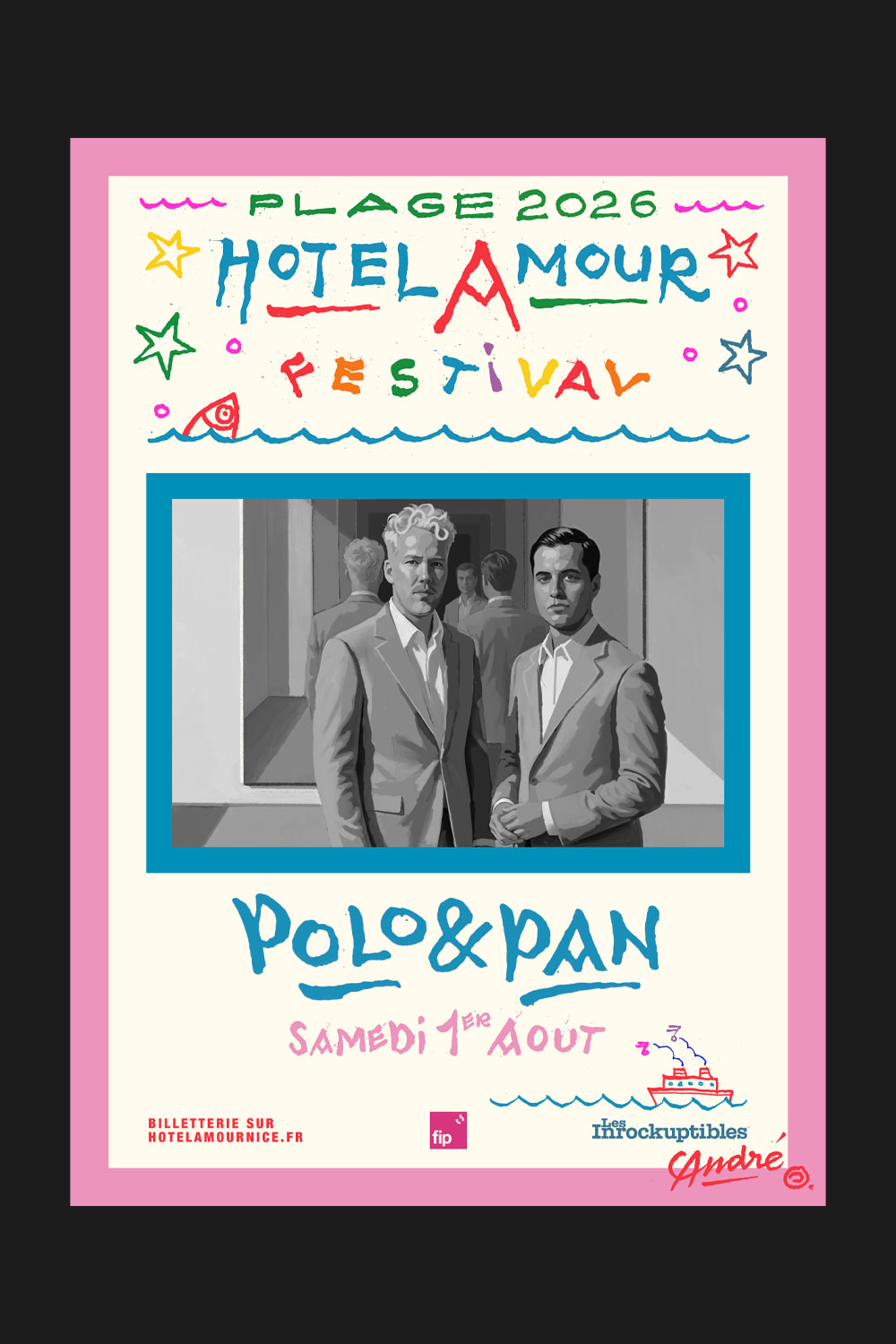 Polo & Pan À La Plage De L'hotel Amour