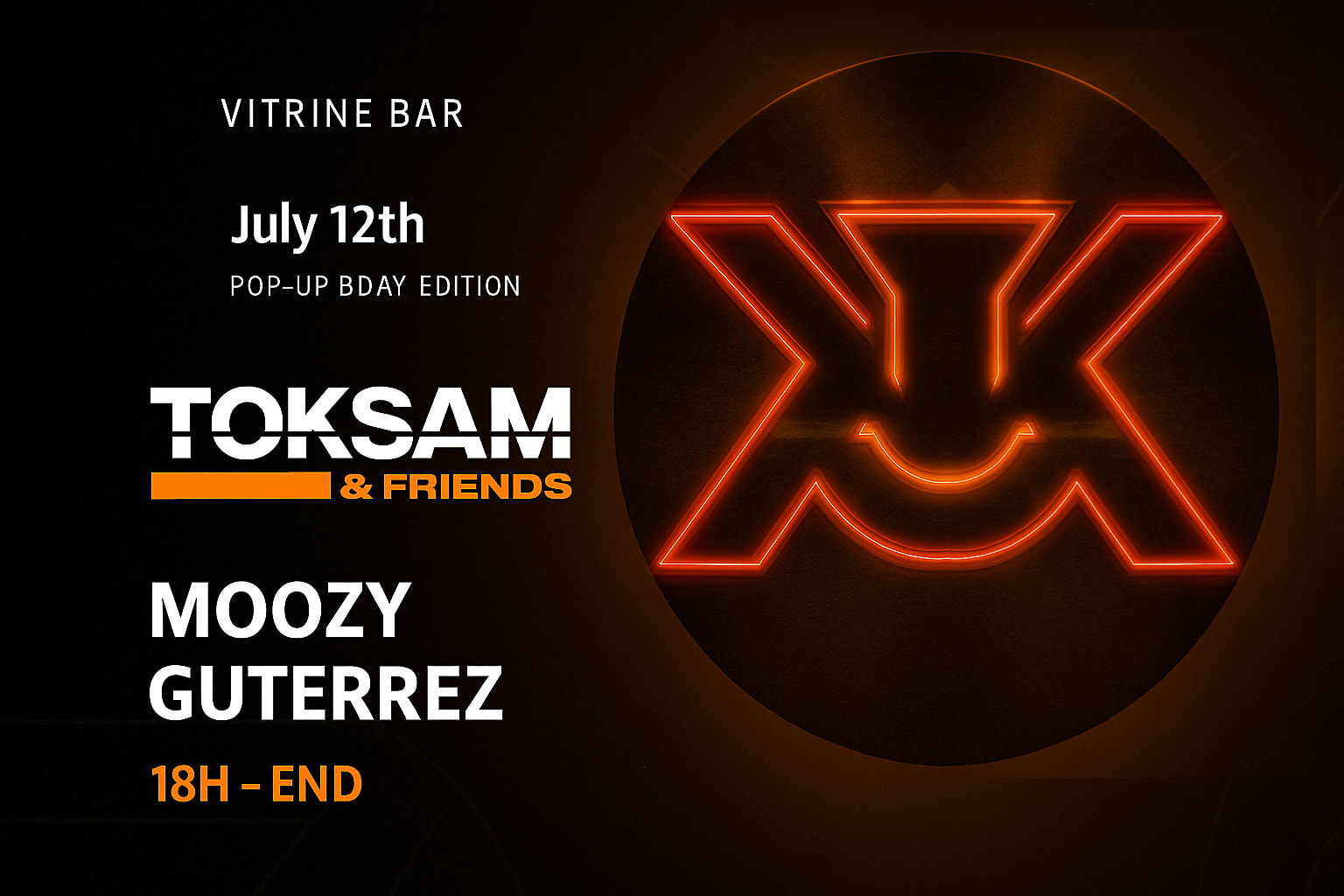 Toksam & Friends B-Day Pop-Up Edition