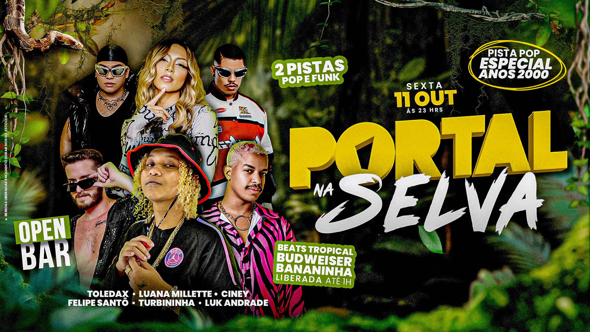 Portal Na Selva - Mega Open Bar Com Iasmin Turbininha
