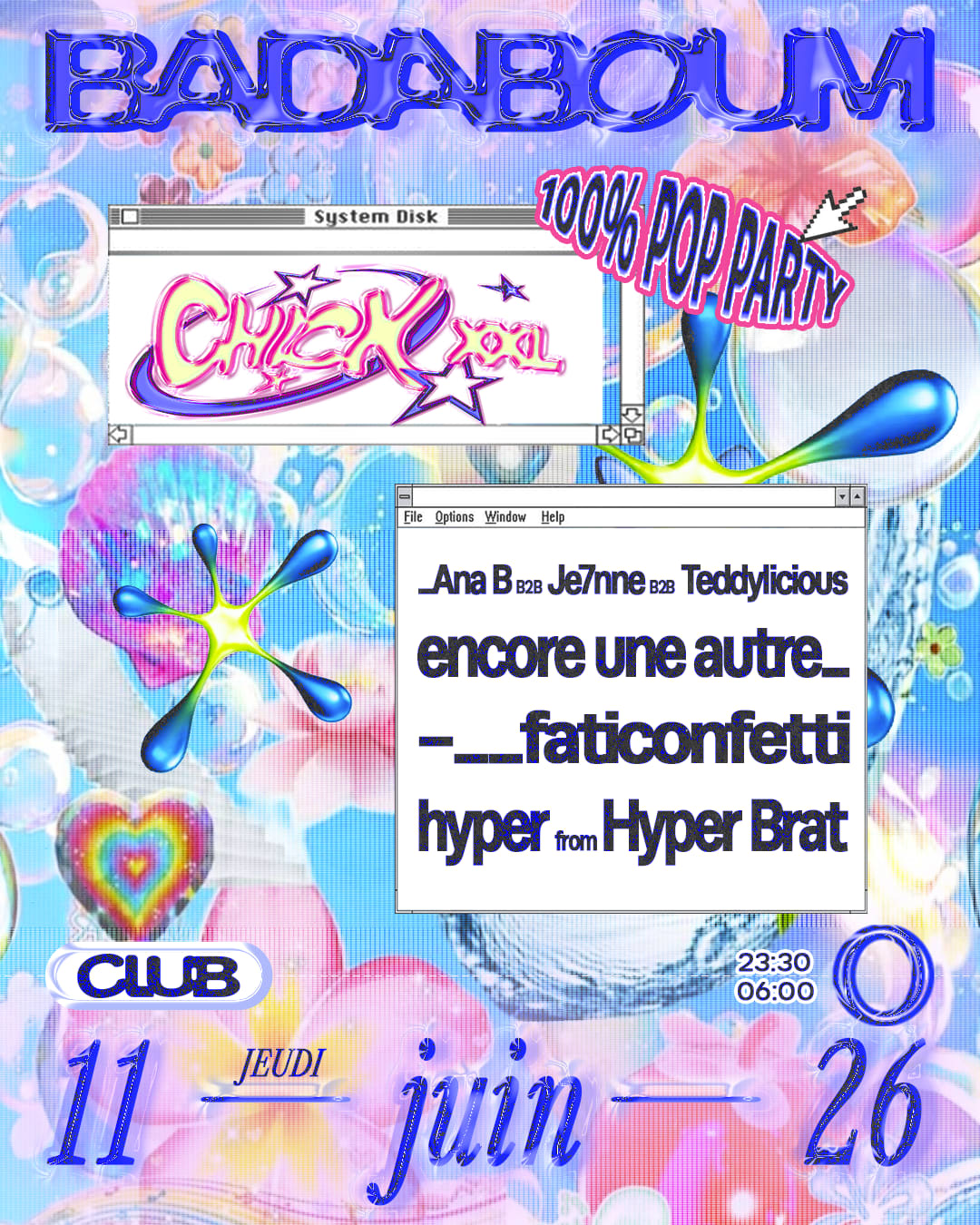 Club — La Ch!Ck Xxl:Encore Une Autre,Hyper Brat,Faticonfetti