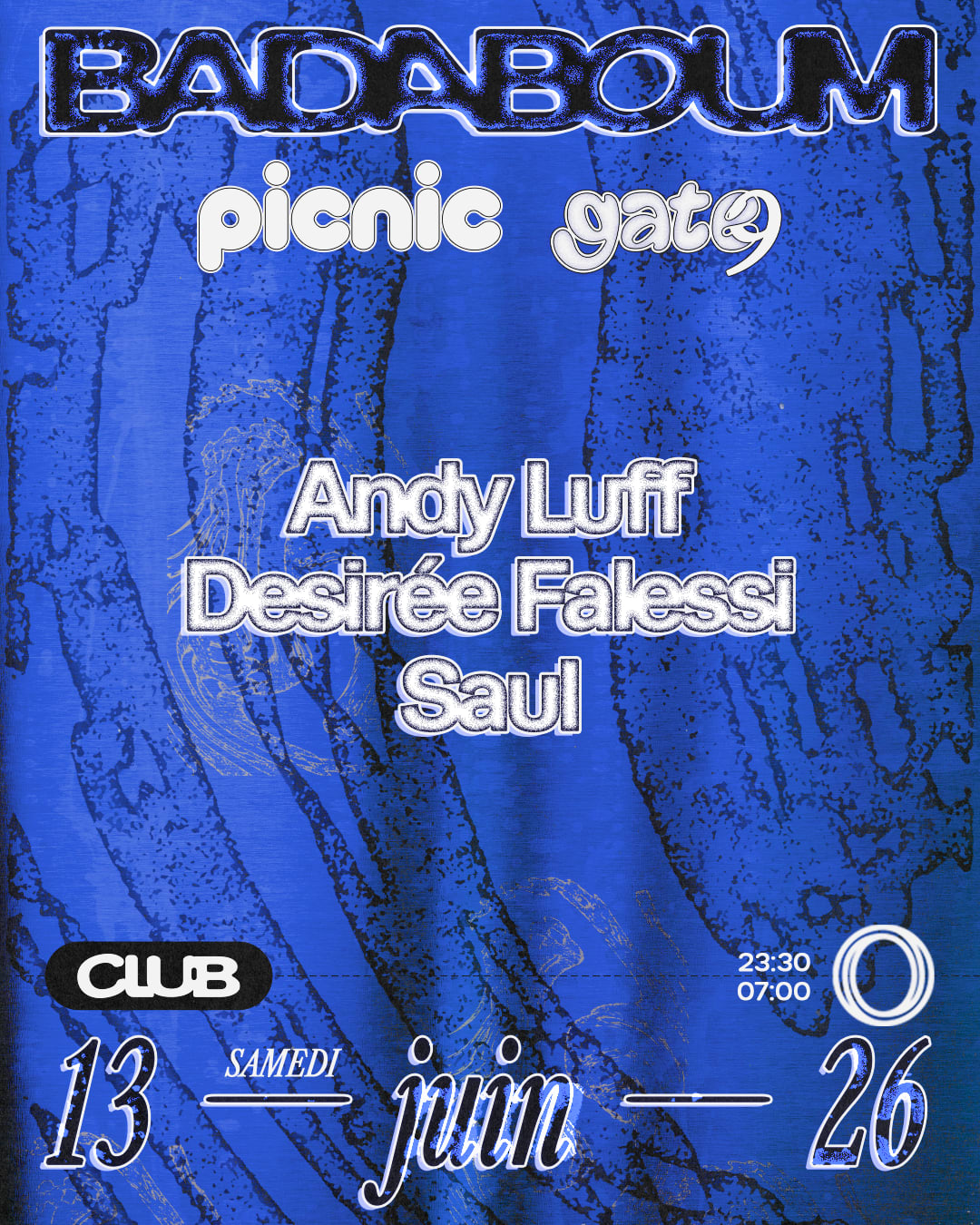 Club — Gate 9 X Picnic Records: Desirée Falessi, Andy Luff