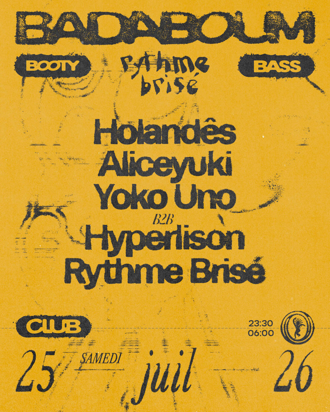 Club — Rythme Brisé, Alice Yuki, Holandês, Hyperlison & More