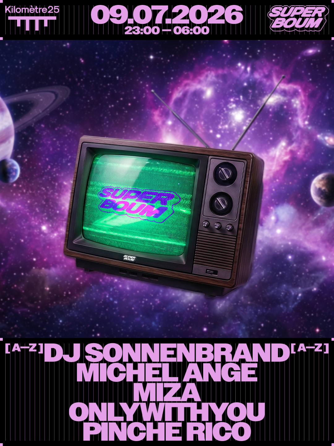 Superboum : Onlywithyou, Dj Sonnenbrand, Michelange & More