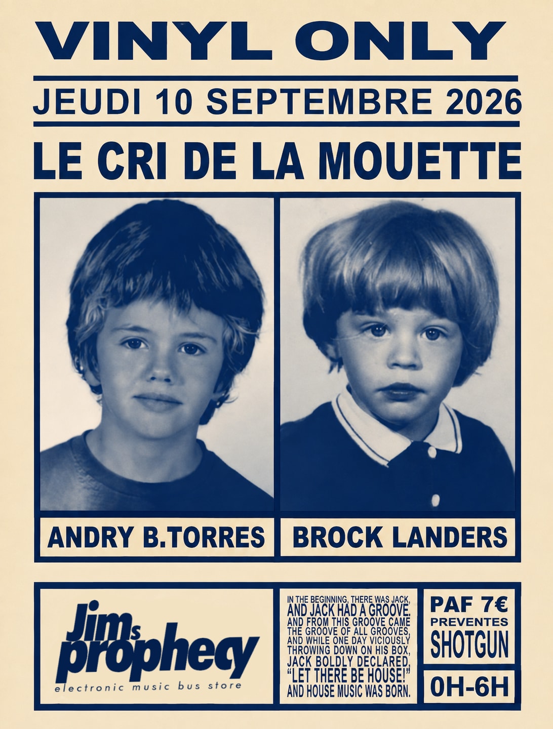 Vinyl Only #4 Jim's Prophecy: Brock Landers & Andry B Torres