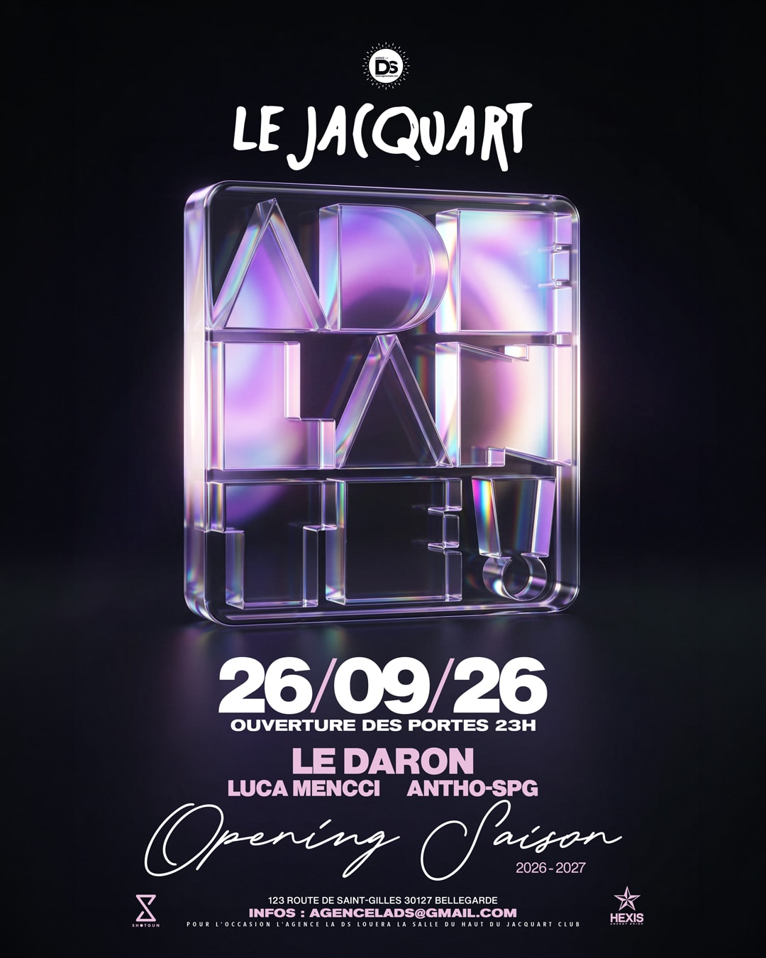 Adelante L'antre Du Jacquart 26-09-2026