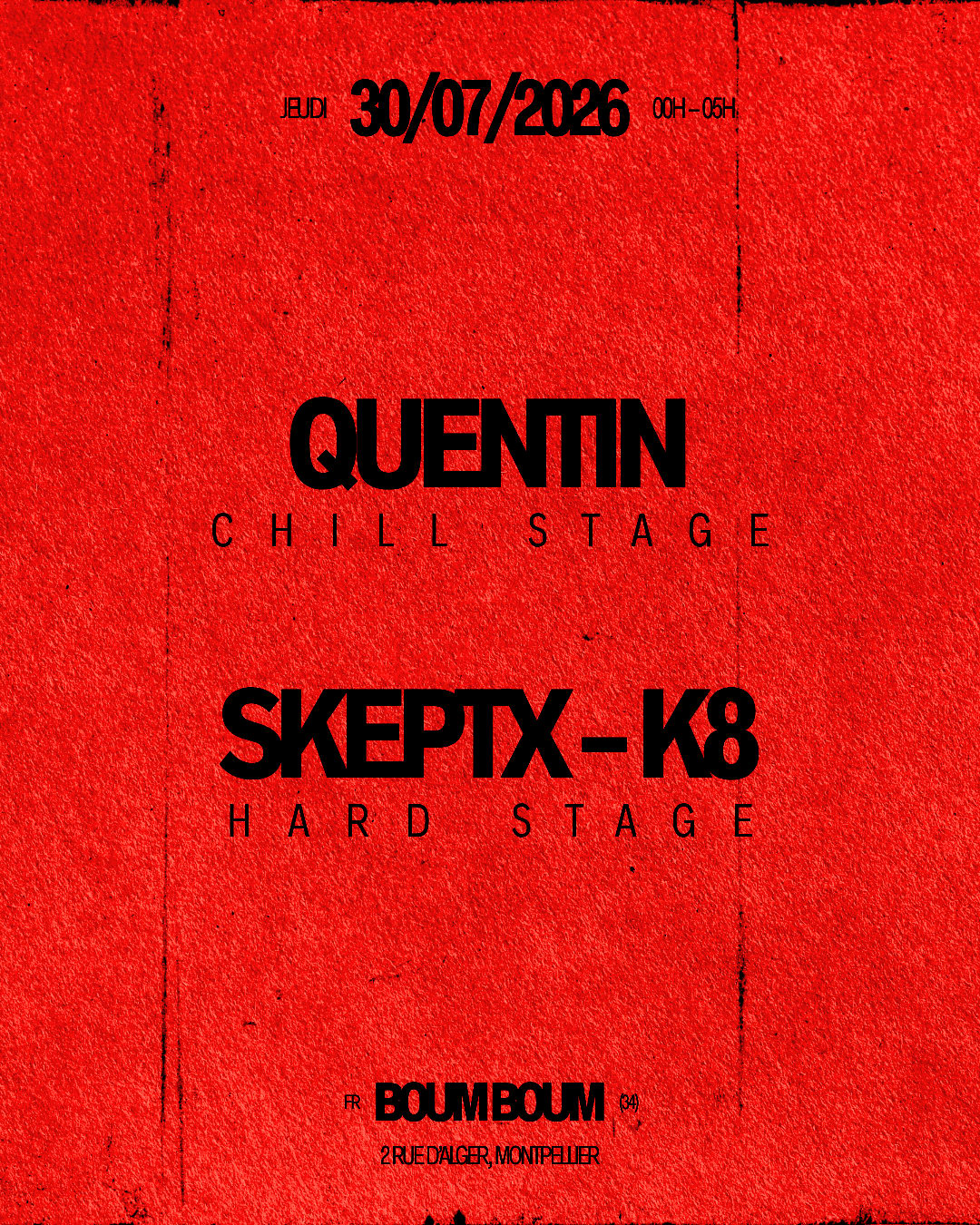 Boum Boum : Chill Stage Vs Hard Stage