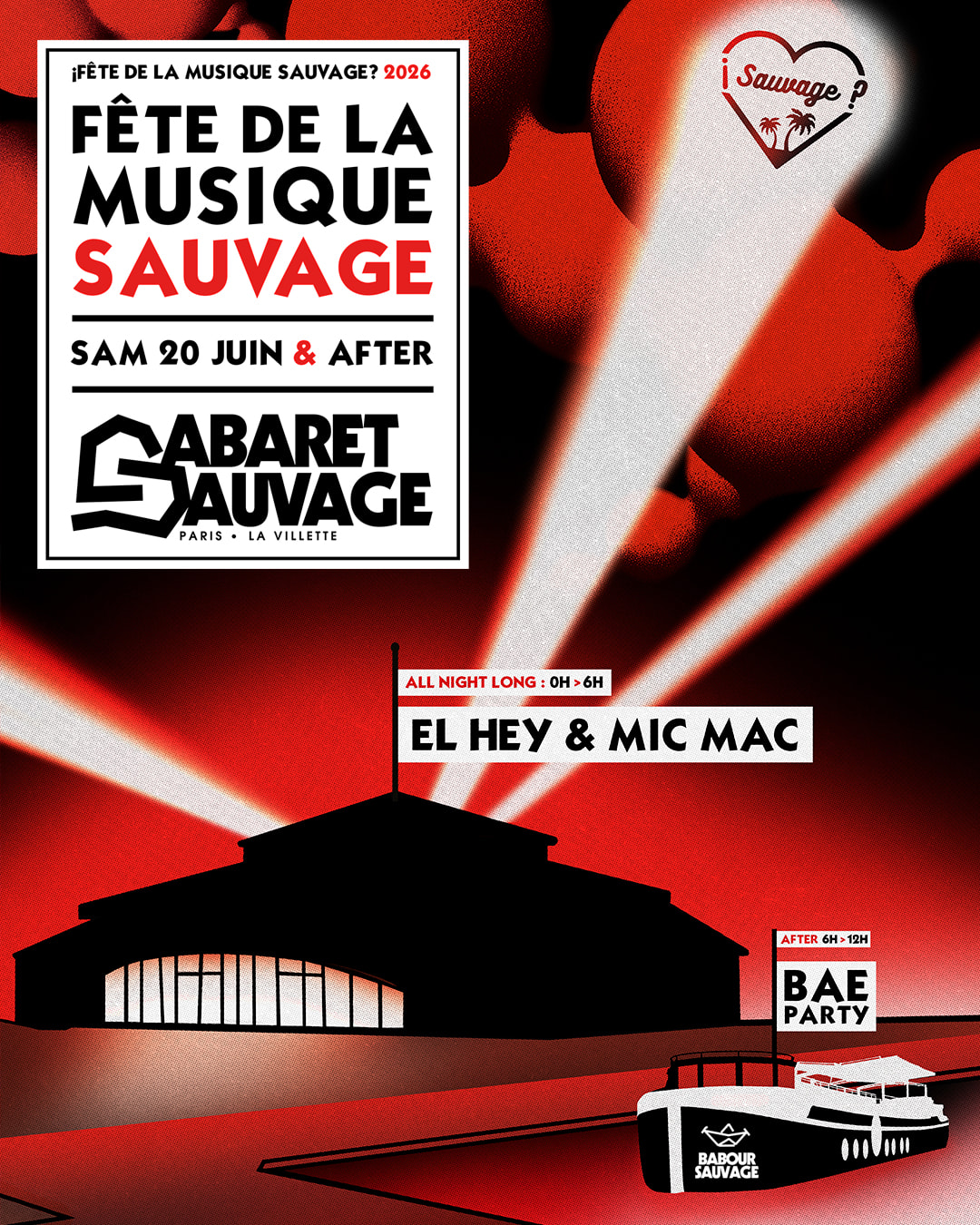 ¡Fête De La Musique Sauvage: Mic Mac / El Hey / Bae?