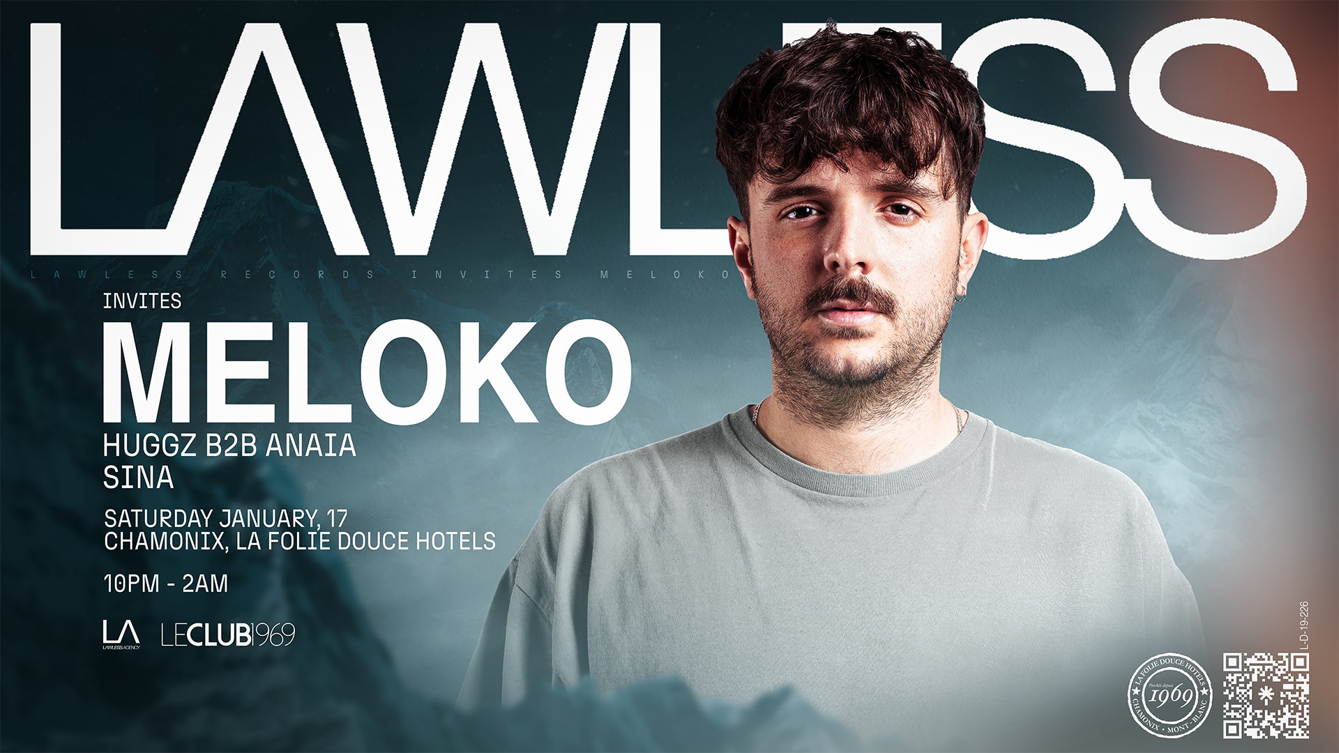 Lawless Takeover W/ Meloko – La Folie Douce Club, Chamonix