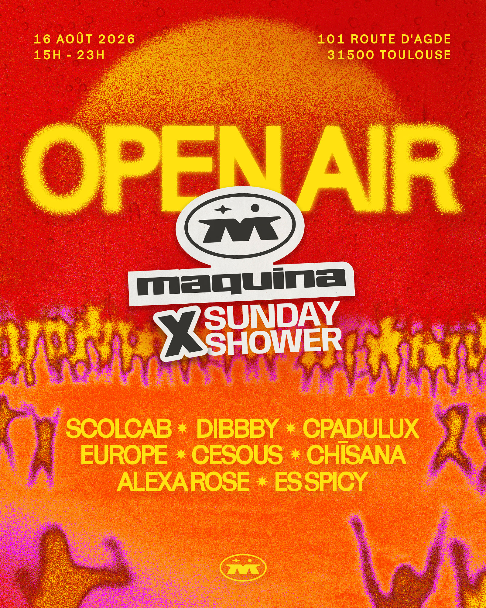 Maquina X Sunday Shower (Couvert)