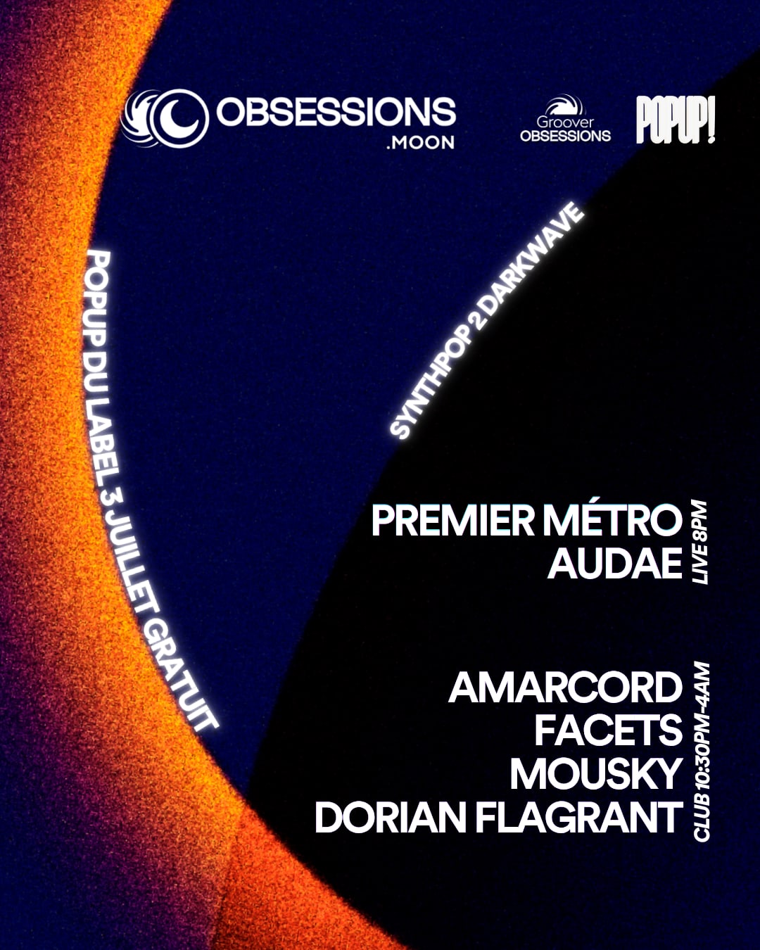 Obsessions.Moon: Synthpop 2 Darkwave — Popup!
