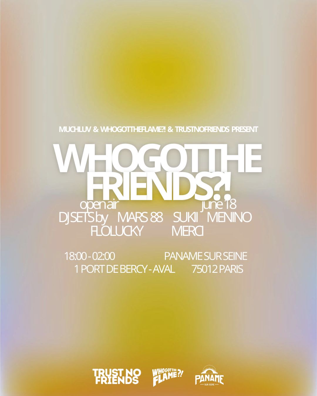 Open Air : Whotgotthefriends?!