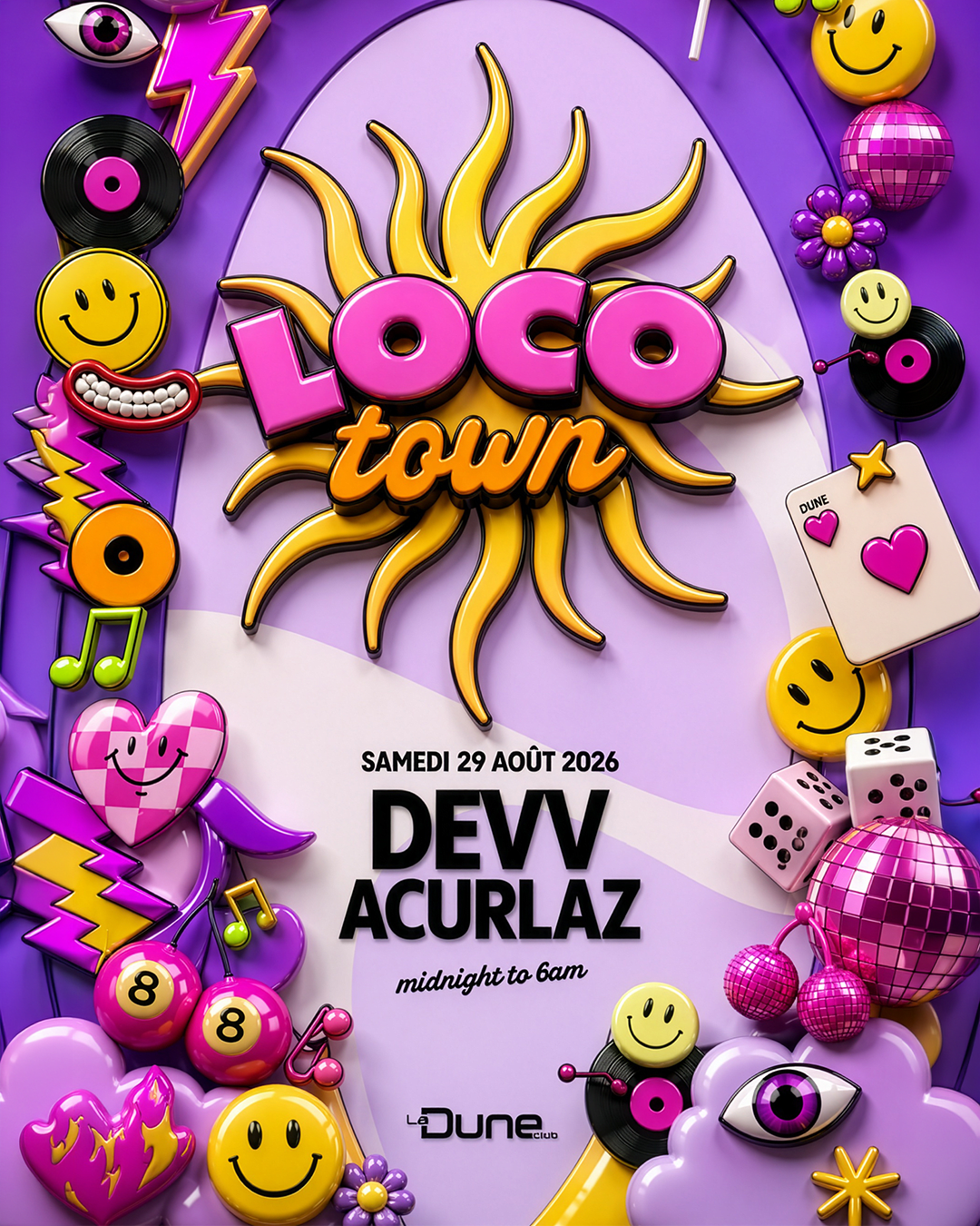 Loco Town - Samedi 29 Aout