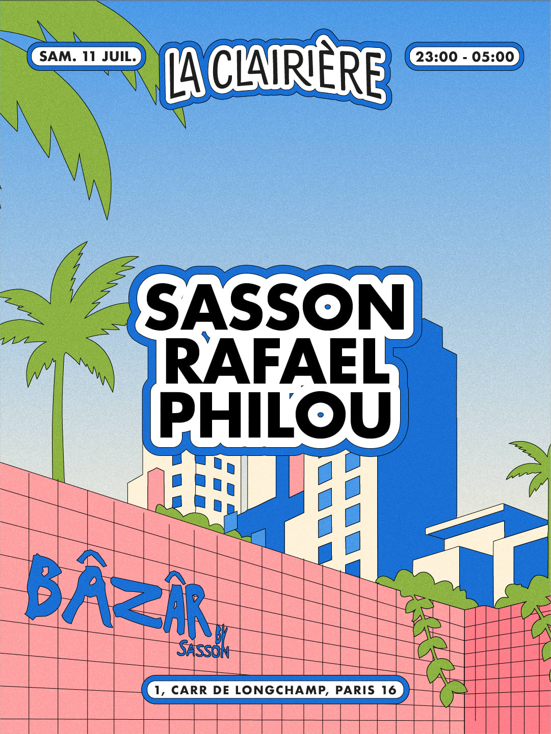La Clairière : Sasson, Rafael, Philou