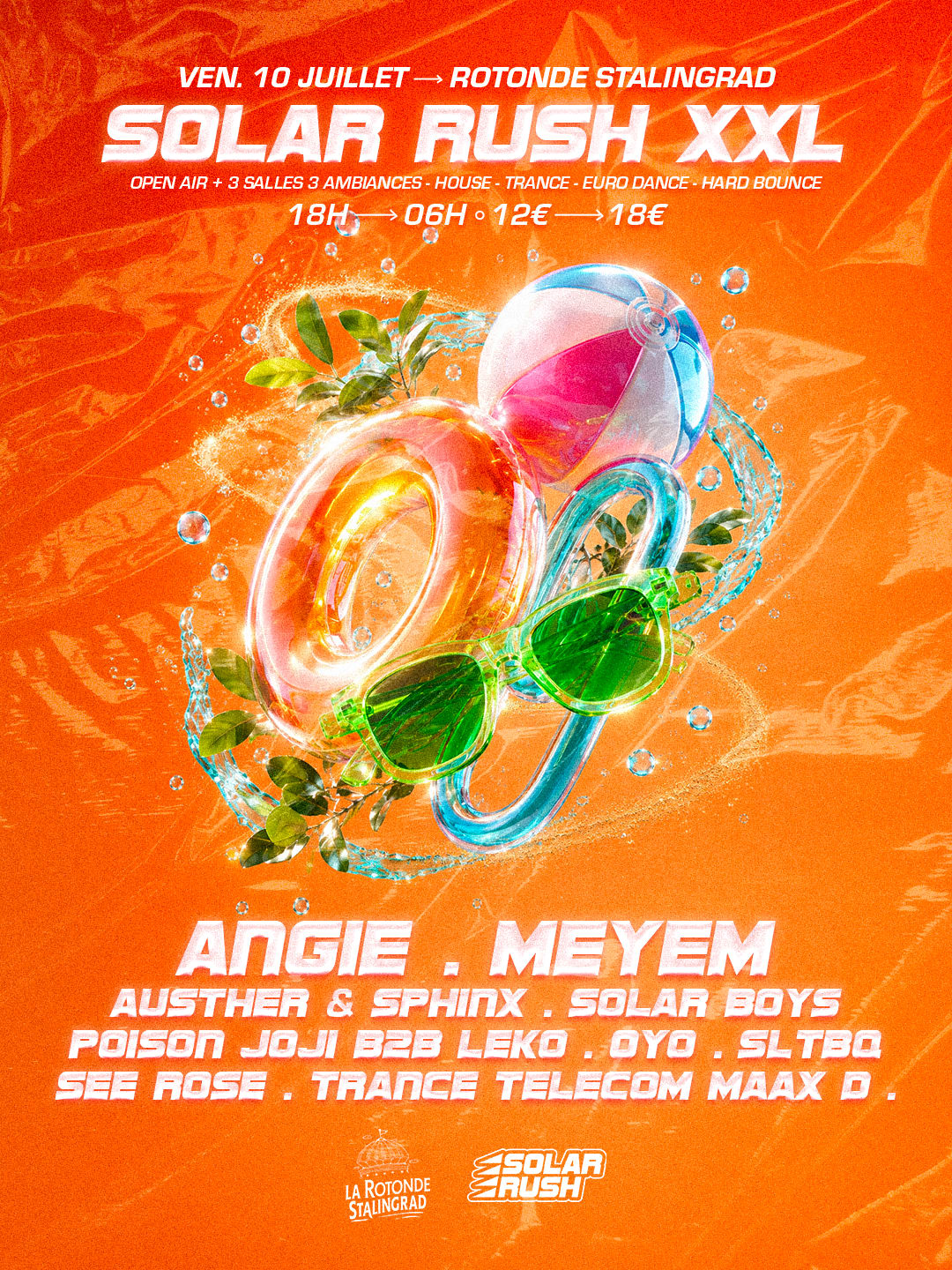 Solar Rush Open-Air & Club Xxl W/ Meyem- Angie & More...