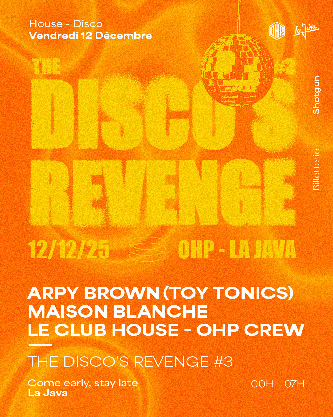 The Disco's Revenge : Arpy Brown(Toy Tonics), Maison Blanche