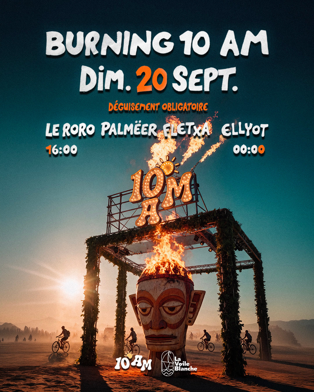 Burning 10am