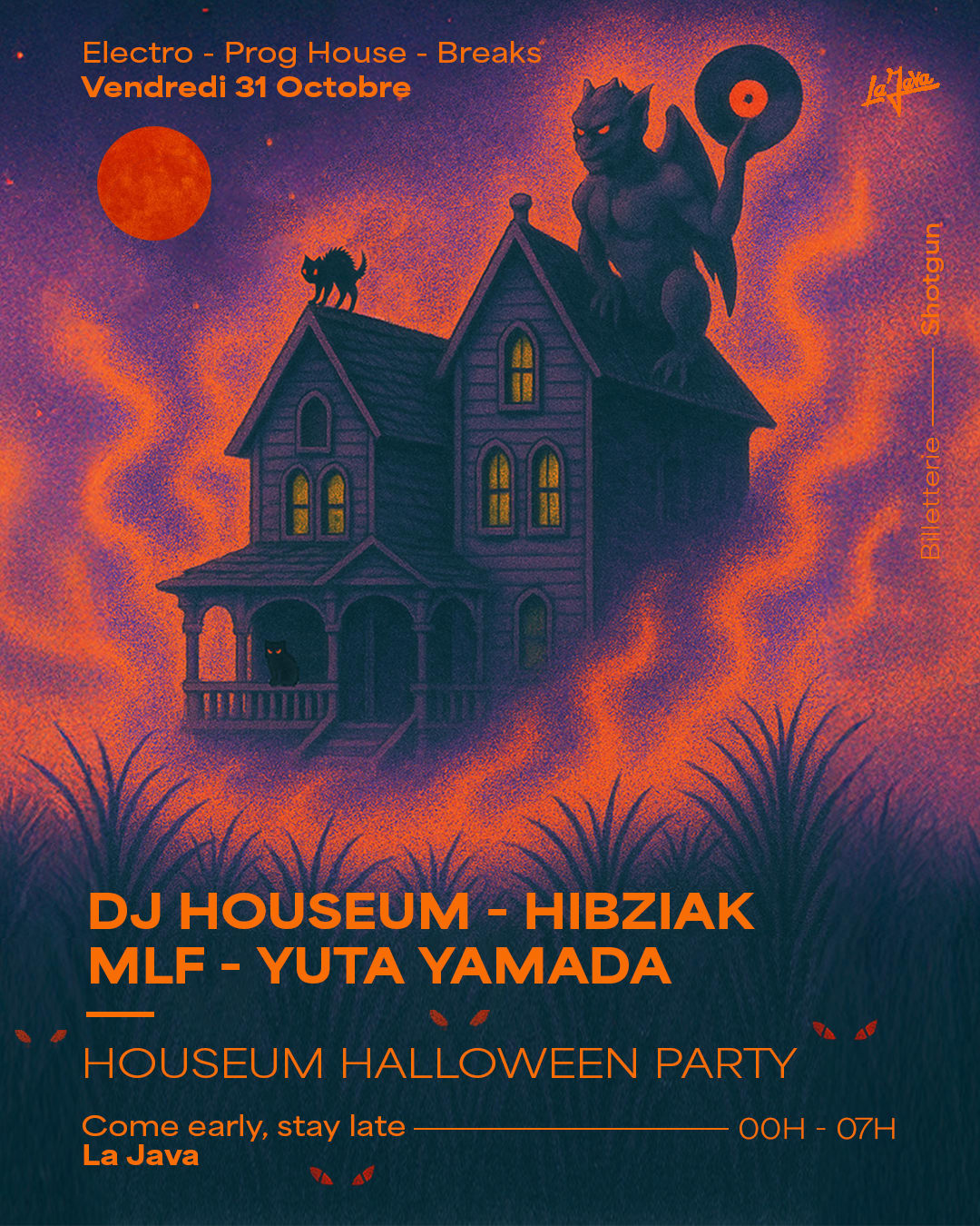 Houseum Halloween Party : Hibziak, Mlf & Yuta Yamada