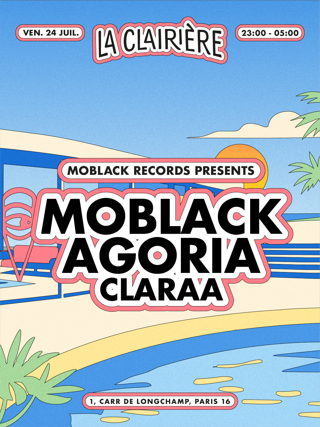 La Clairière : Moblack, Agoria, Claraa