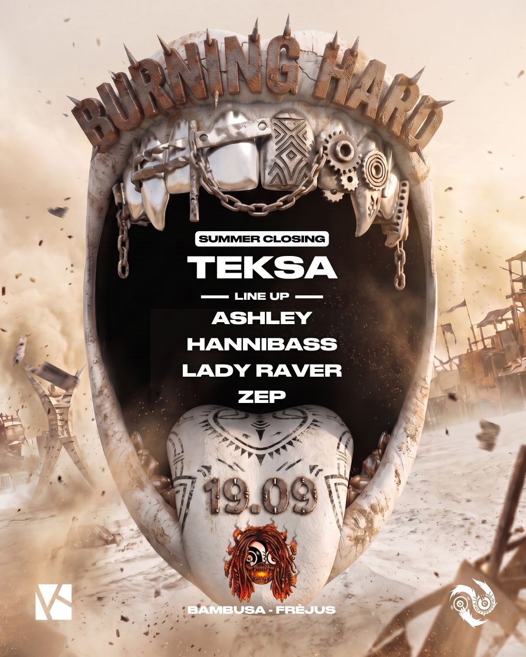 Burning Hard : Teksa, Hannibass - Summer Closing