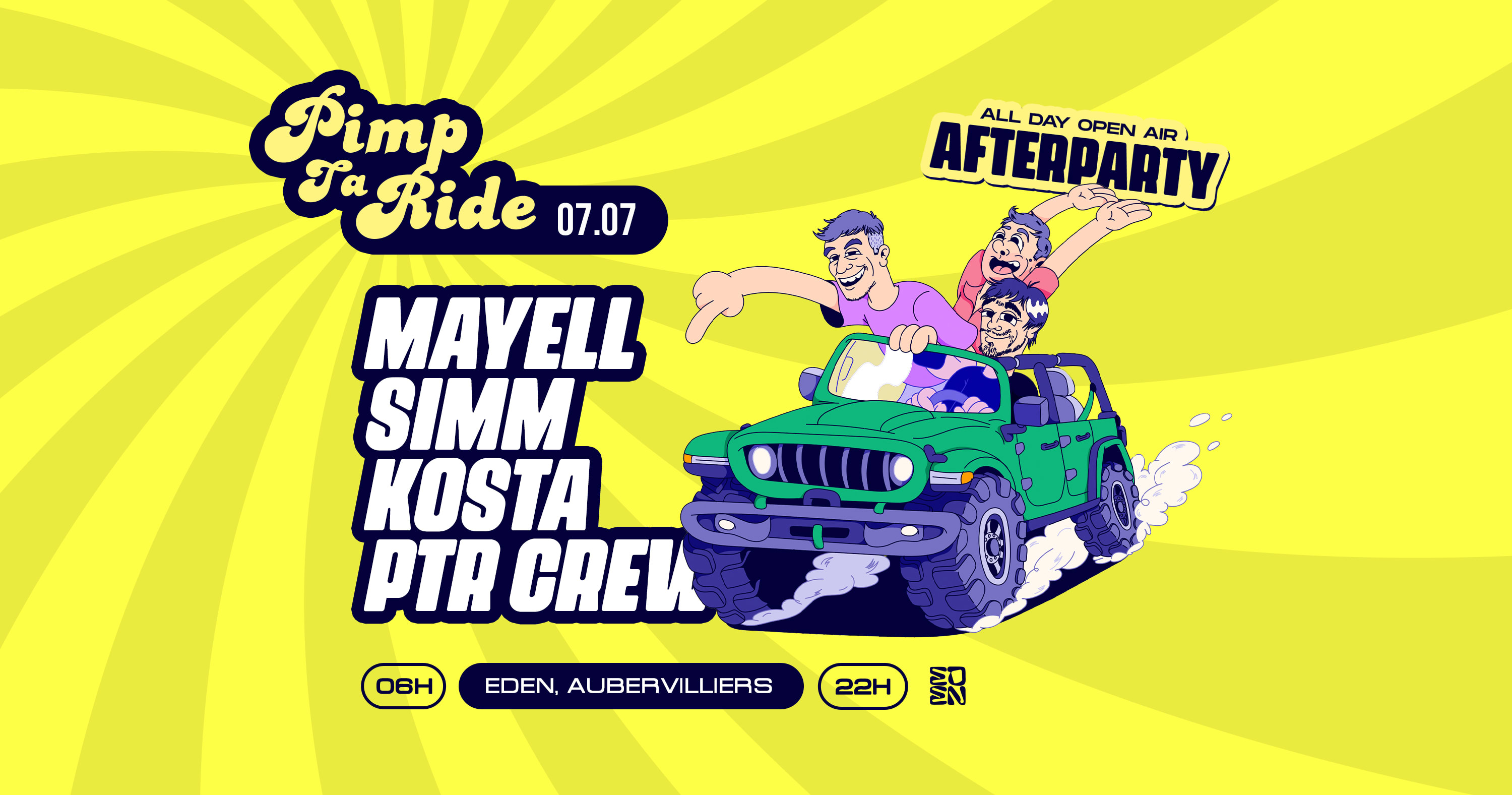 Pimp Ta Ride • Mayell, Simm, Kosta, Ptr Crew