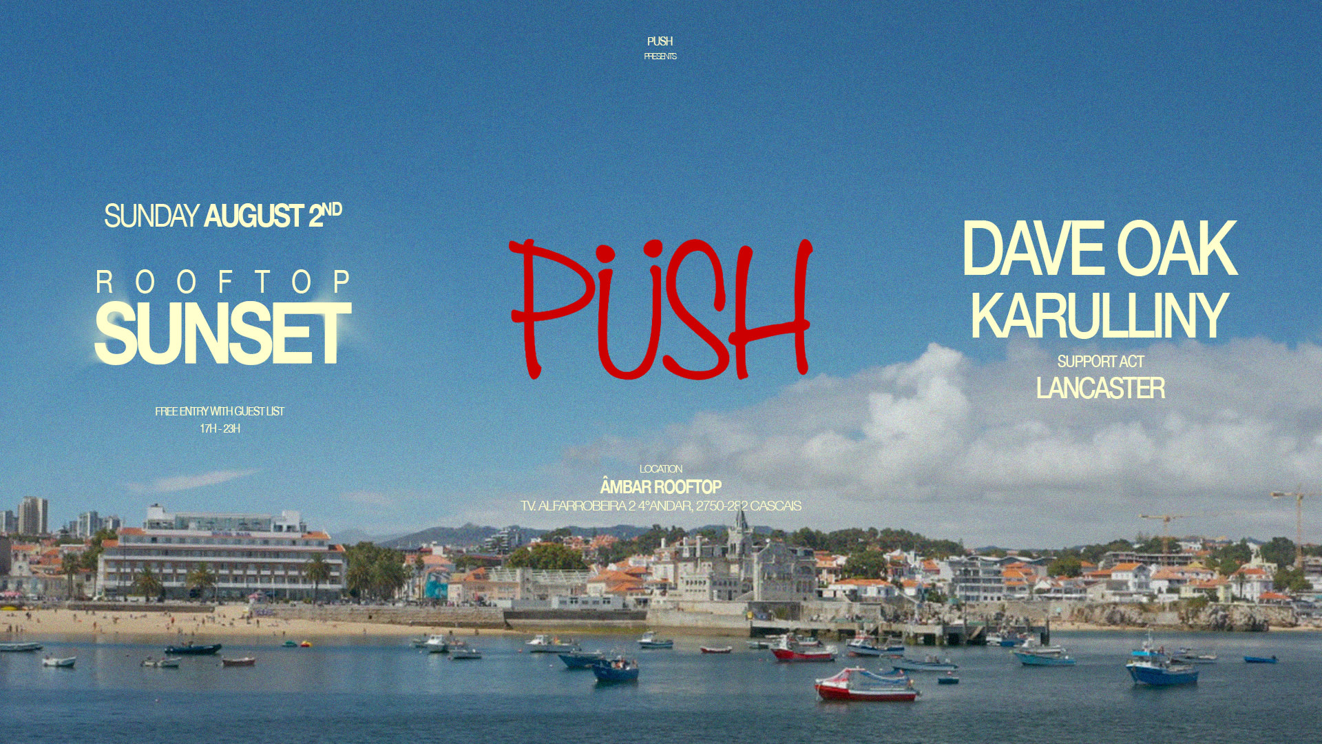 Push Sunset X Cascais Rooftop