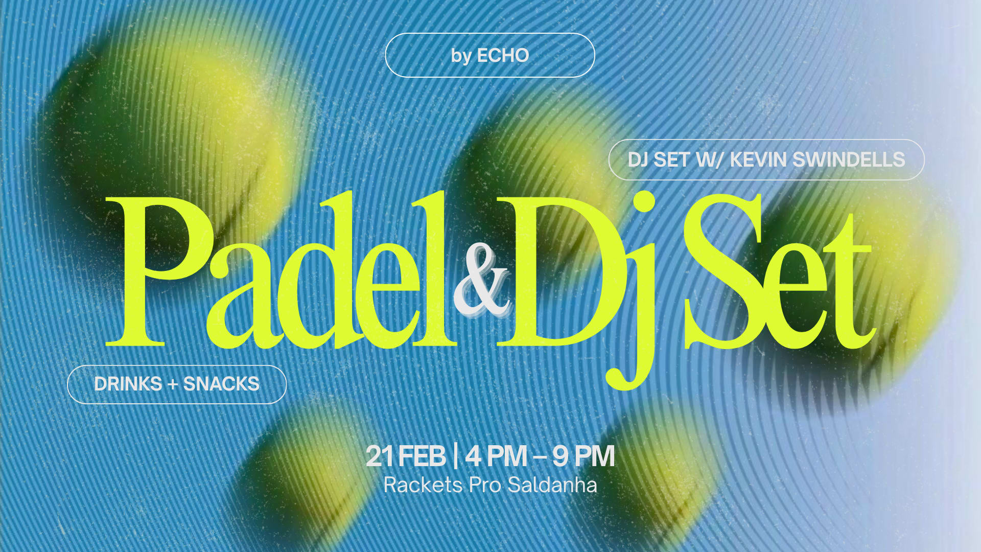Padel & Dj Set - Echo X Rackets Pro