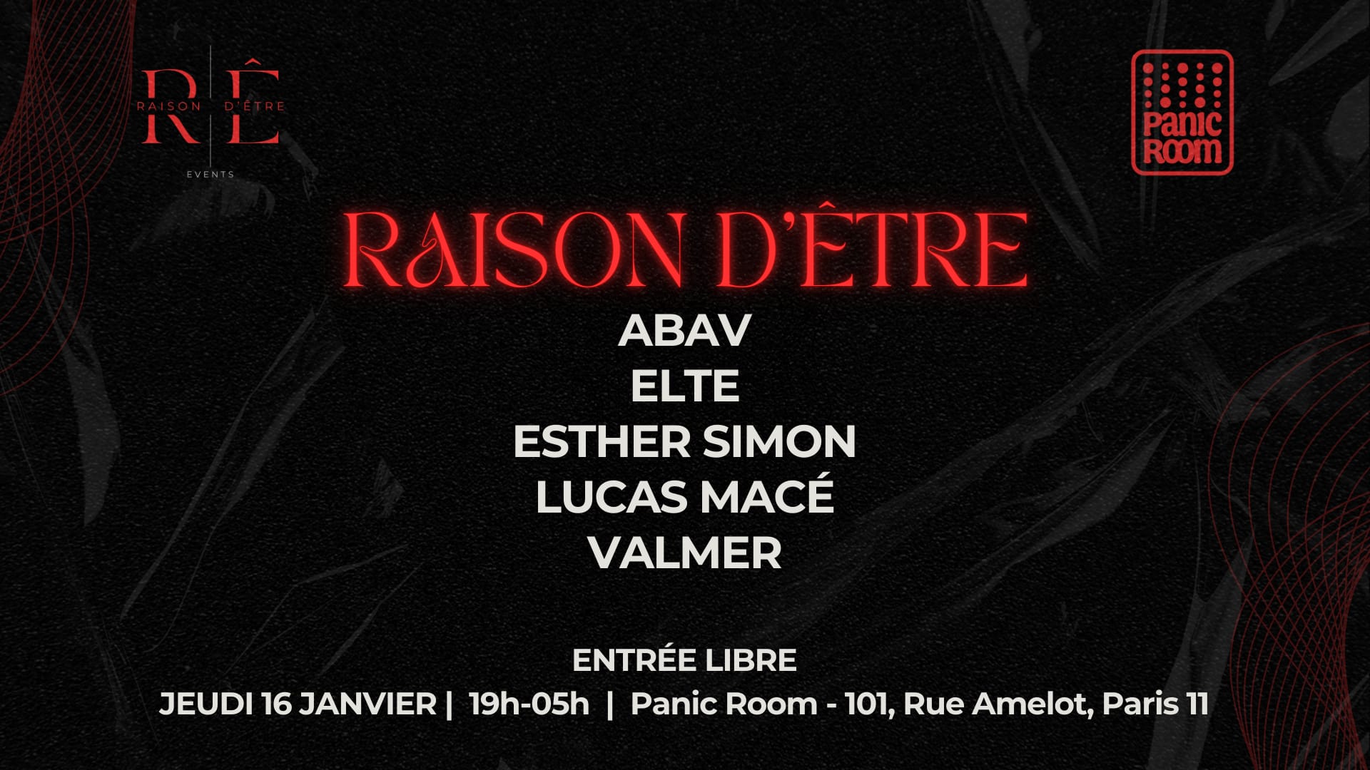 Raison D'être Présente : Abav, Elte, Esther Simon & More