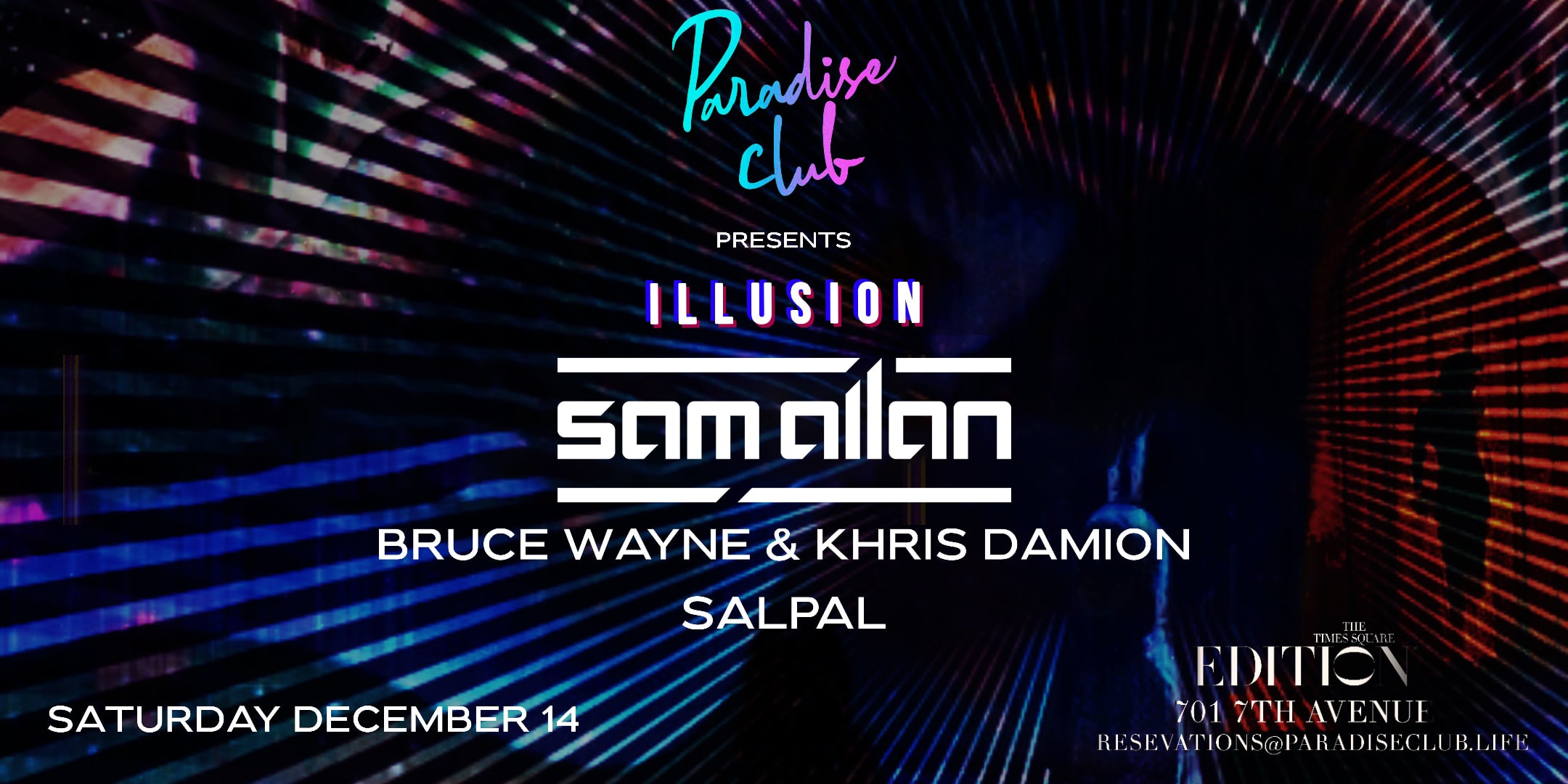 Illusion At Paradise Club Times Square - House Music Party