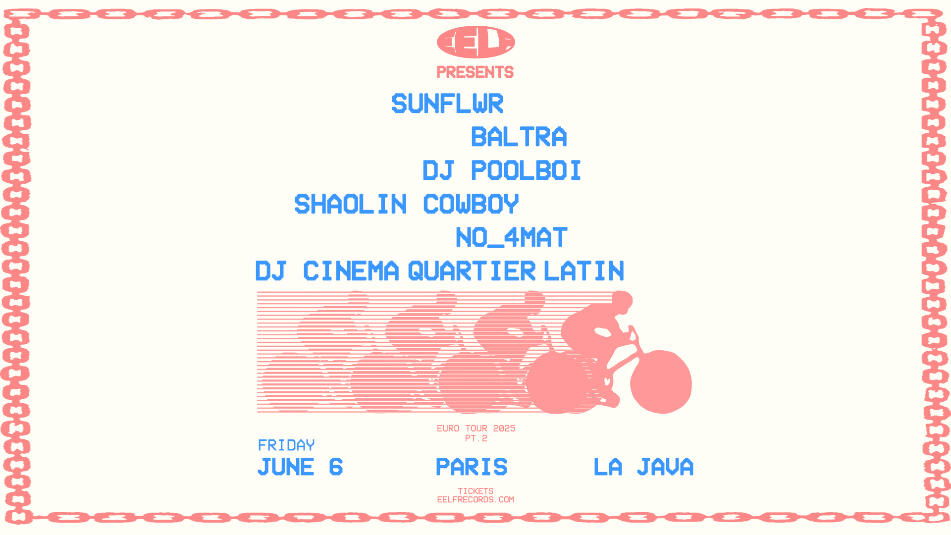Eelf Presents Paris: Sunflwr, Baltra, Dj Poolboi & More