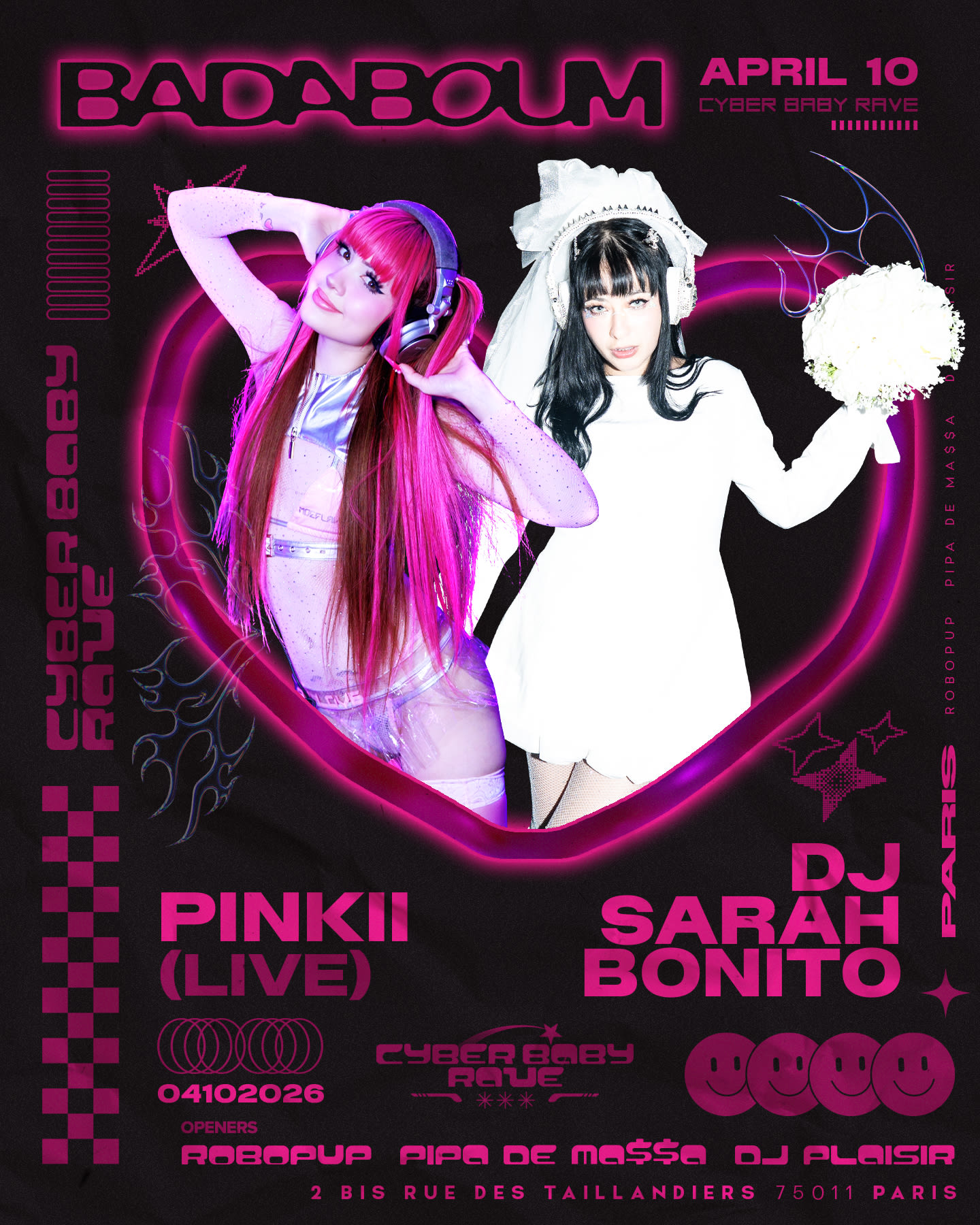 Concert — Pinkii, Sarah Bonito