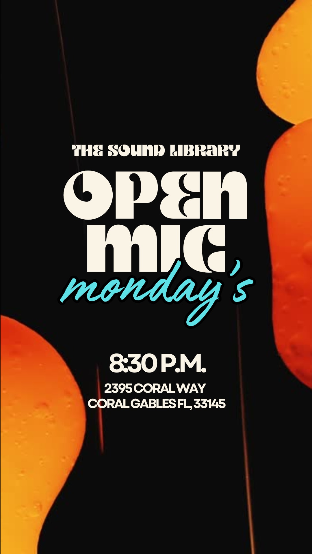 Open Mic Monday At The Sound Library