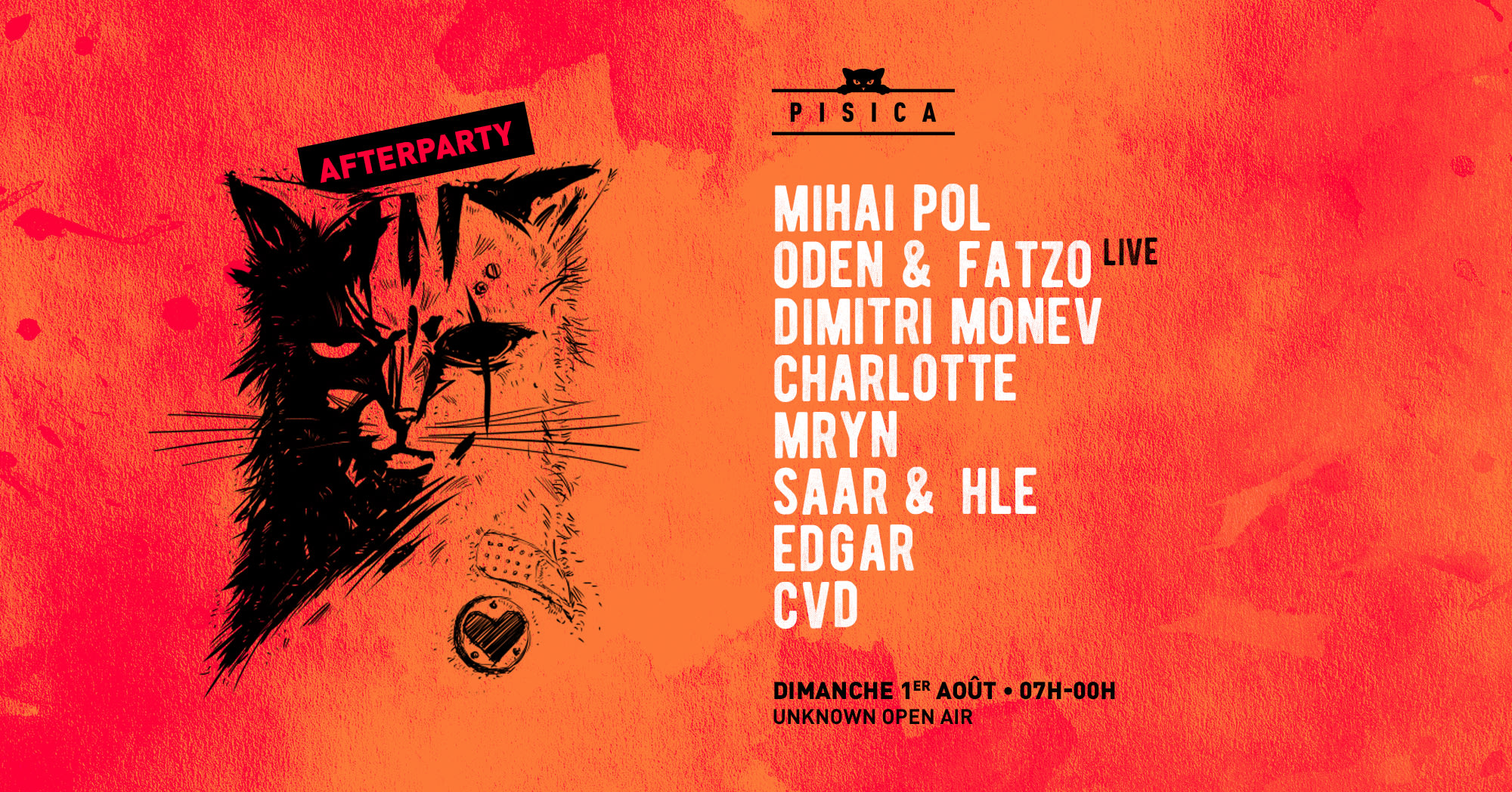 Pisica All Day Afterparty : Mihai Pol, Oden & Fatzo Live & More