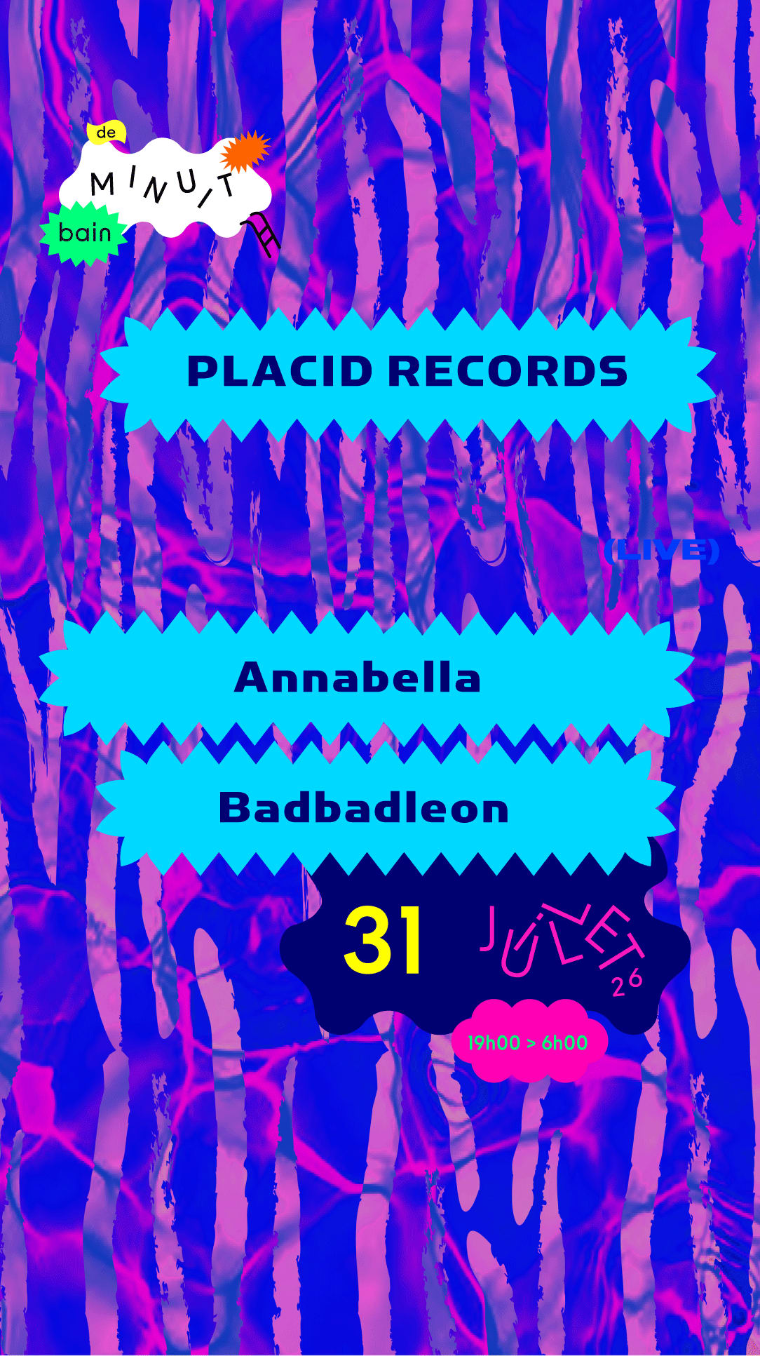 Bain De Minuit : Placid Records