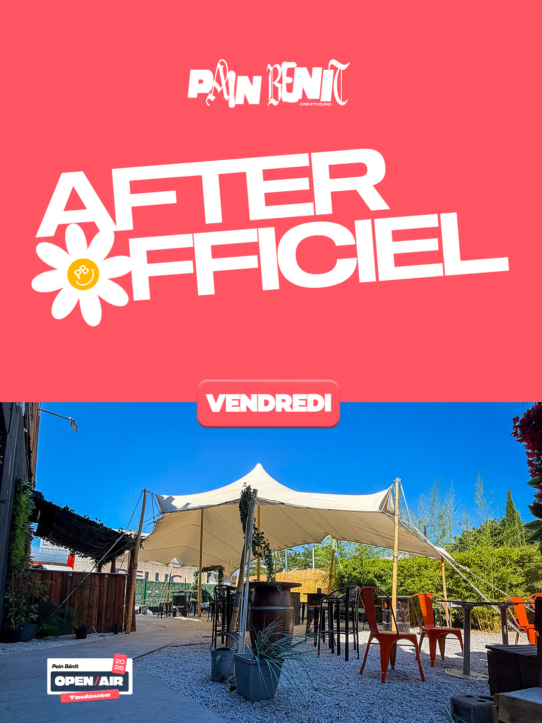 Soirée Officielle - Open Air Toulouse (Vendredi)