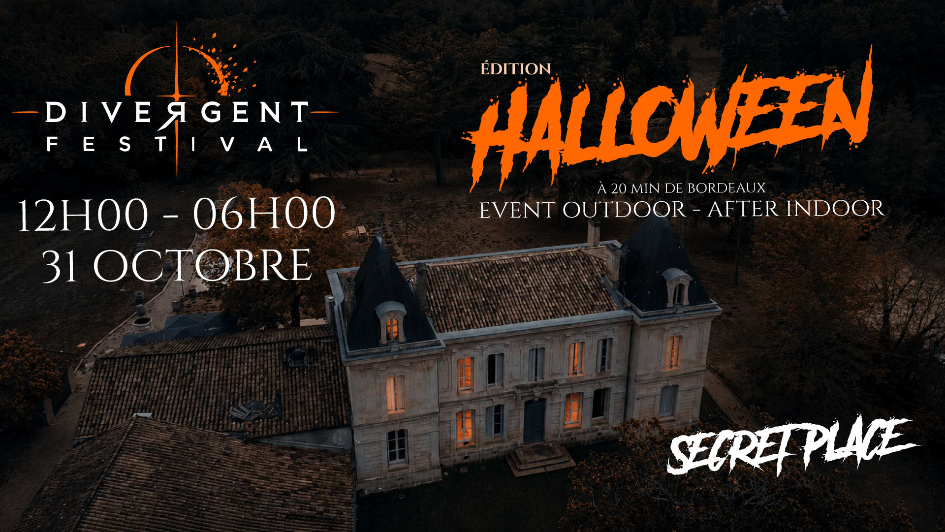 Divergent Festival🎃Halloween🚨Secret Place🏰Château Hanté
