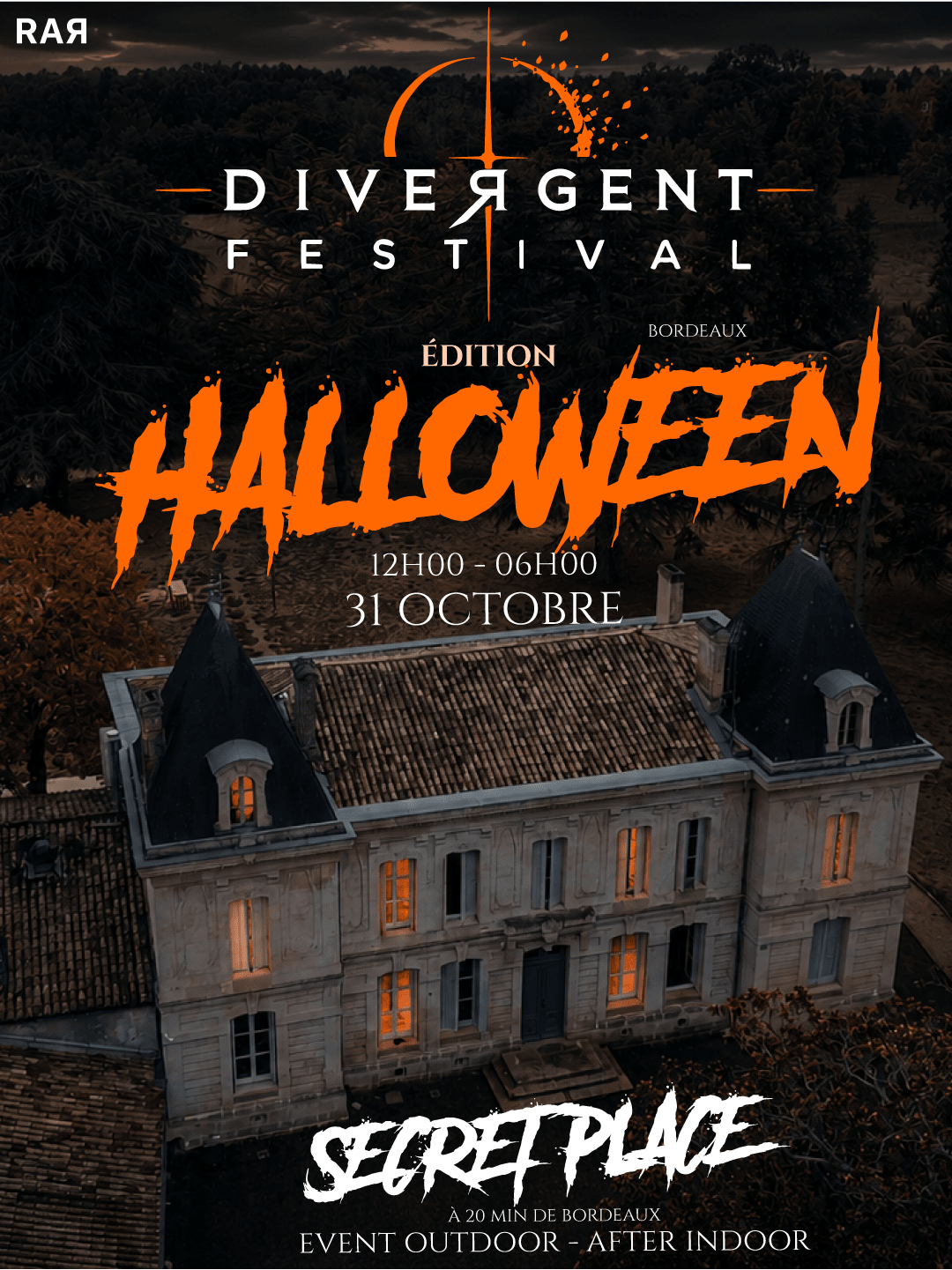 Divergent Festival🎃Halloween🚨Secret Place🏰Château Hanté
