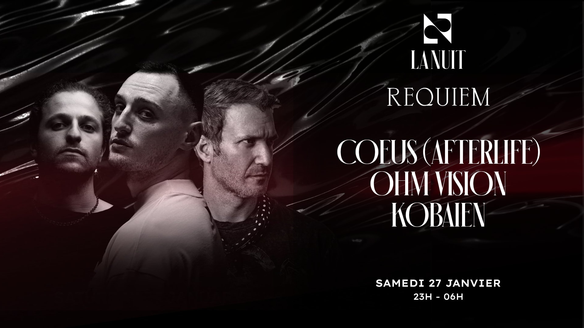 Requiem Présente : Coeus (Afterlife) | Club La Nuit
