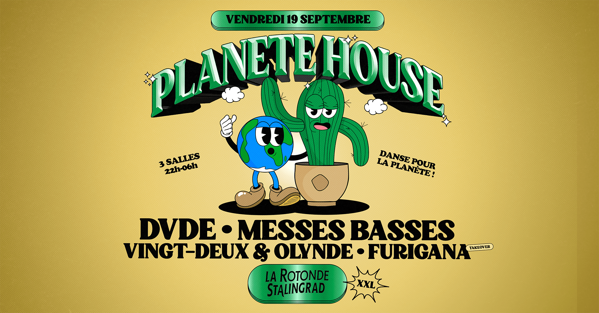 Planète House X Rotonde Xxl #008 · Open Air & Club Xxl