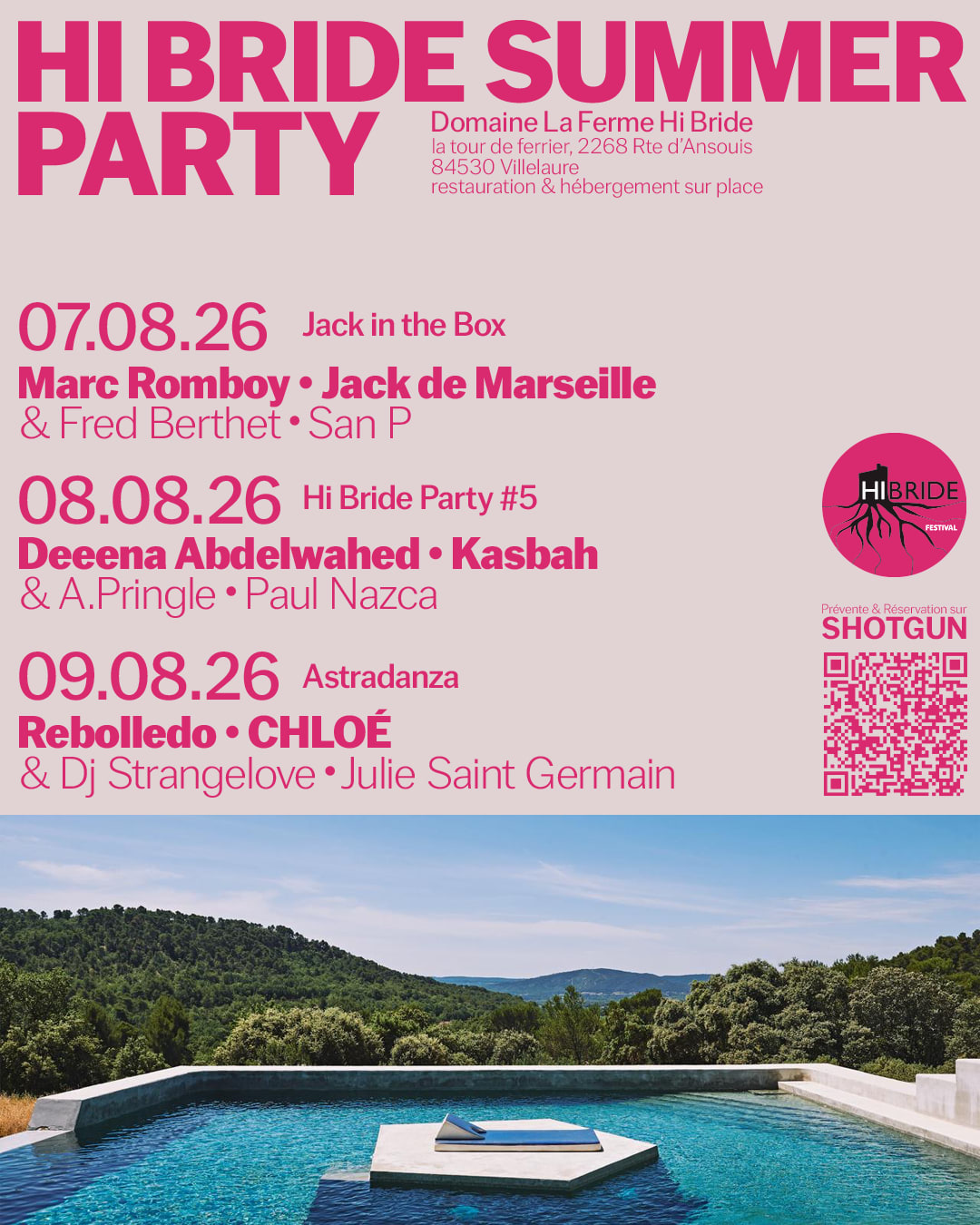 Hi Bride Summer Festival __7/8/9 Aout 26__