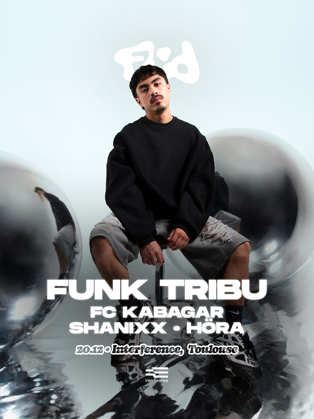 Fluid Presents: Funk Tribu, Shanixx, Fc Kabagar, Höra