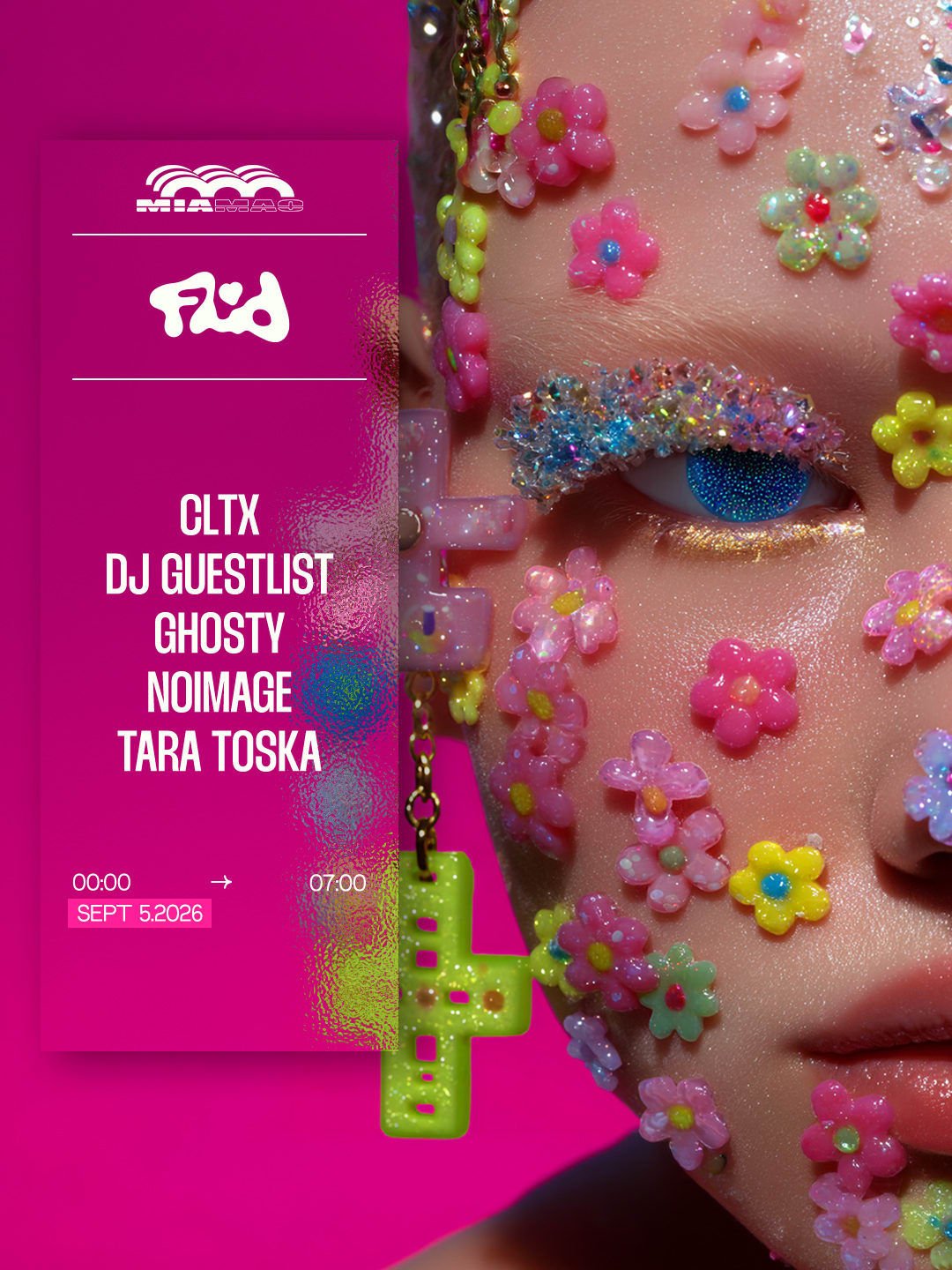 Fluid : Cltx, Dj Guestlist, Noimage, Ghosty & Tara Toska