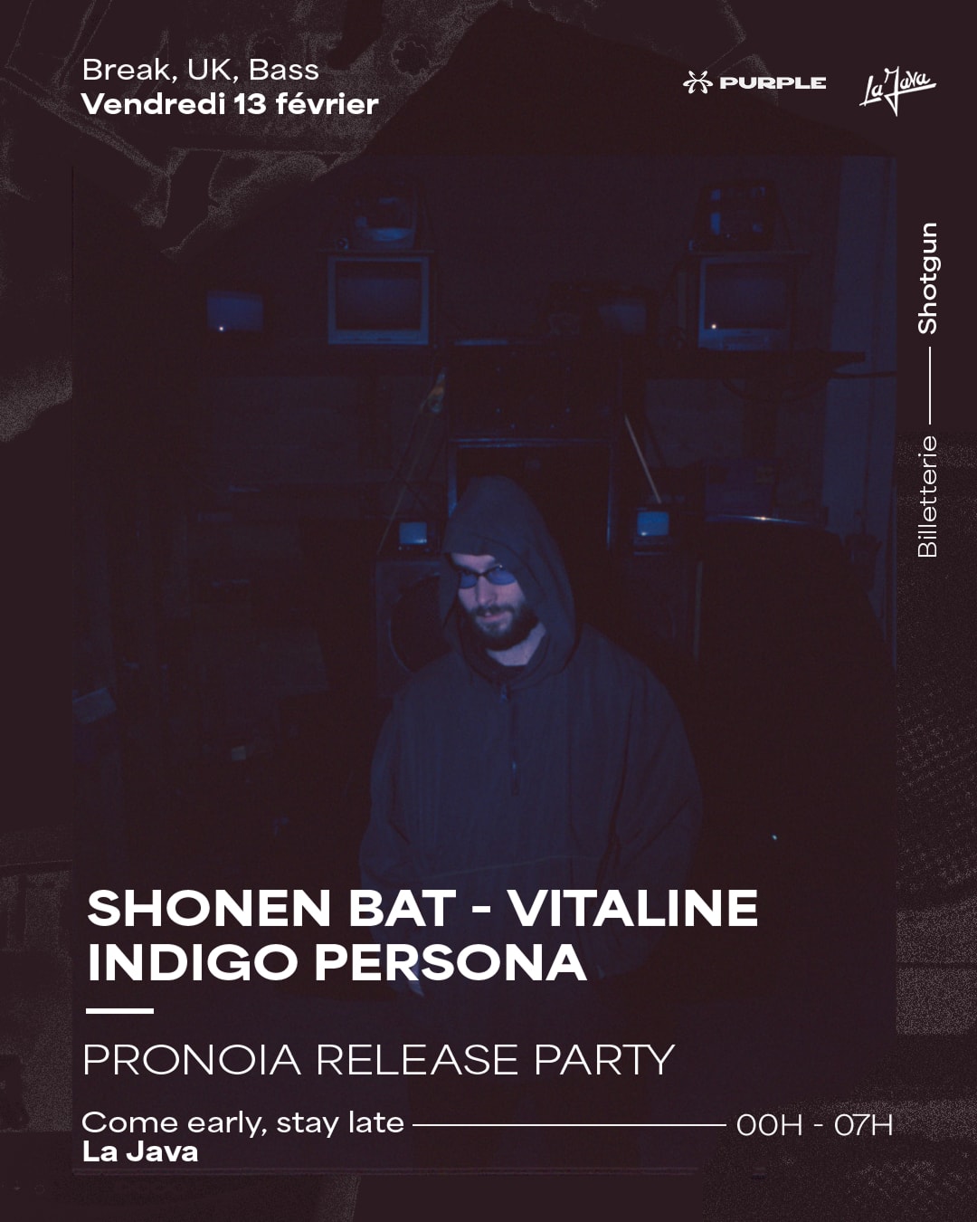 Pronoia Release Party : Shonen Bat, Vitaline, Indigo Persona