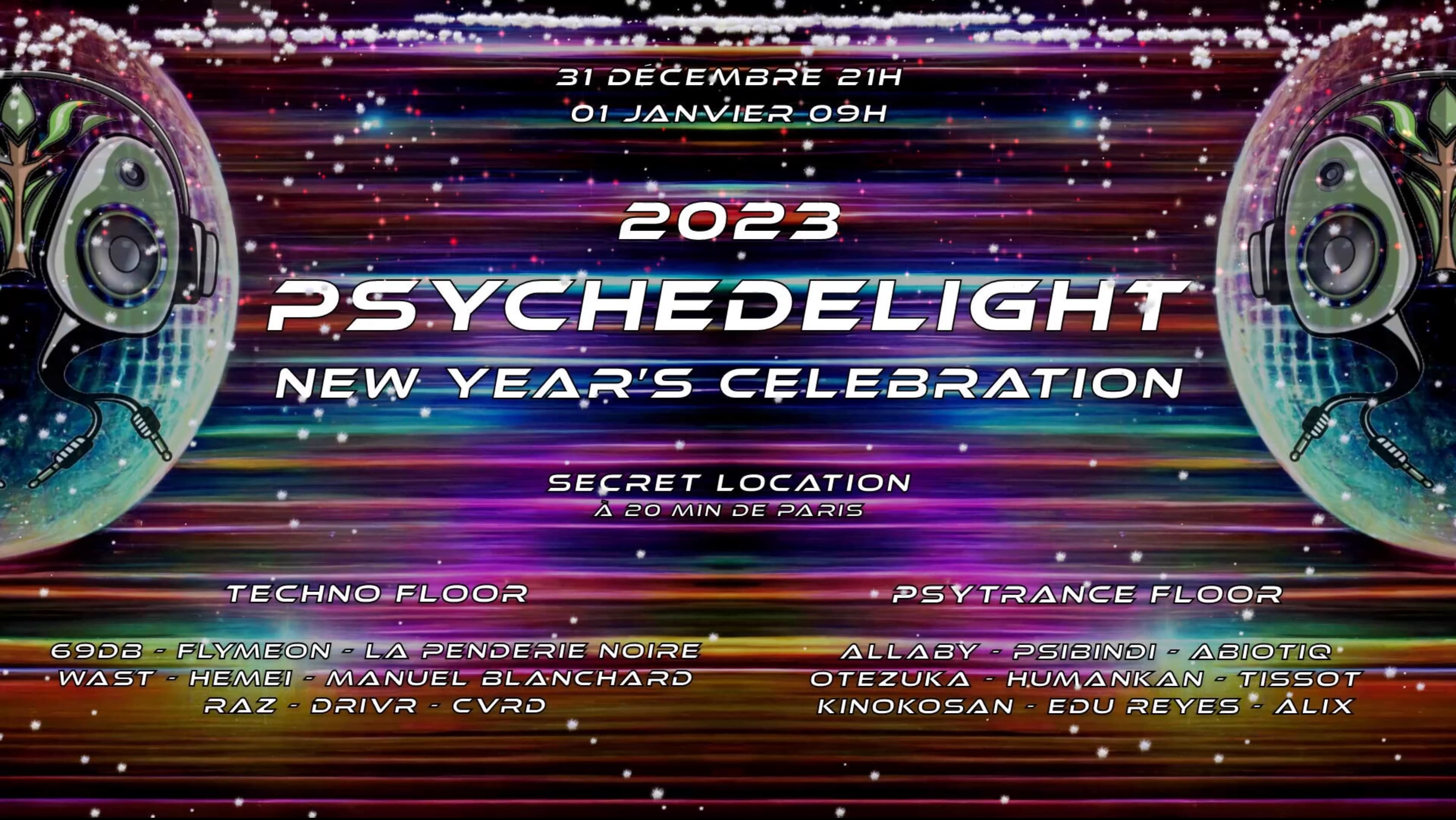 Psychedelight : 2023 New Year’S Celebration 