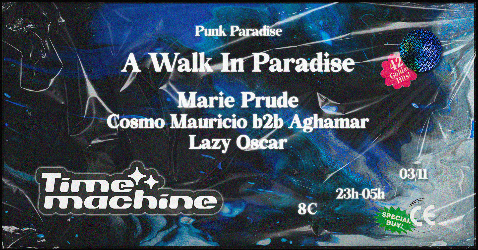 Time Machine: Marie Prude & Guests Au Punk Paradise