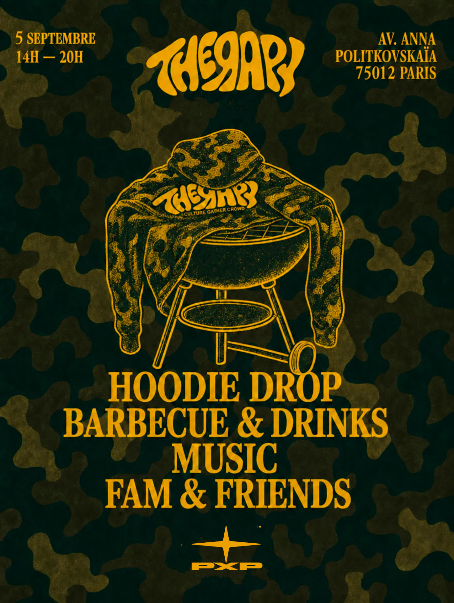 Therapy Fam - Barbecue & Merch - 05/09